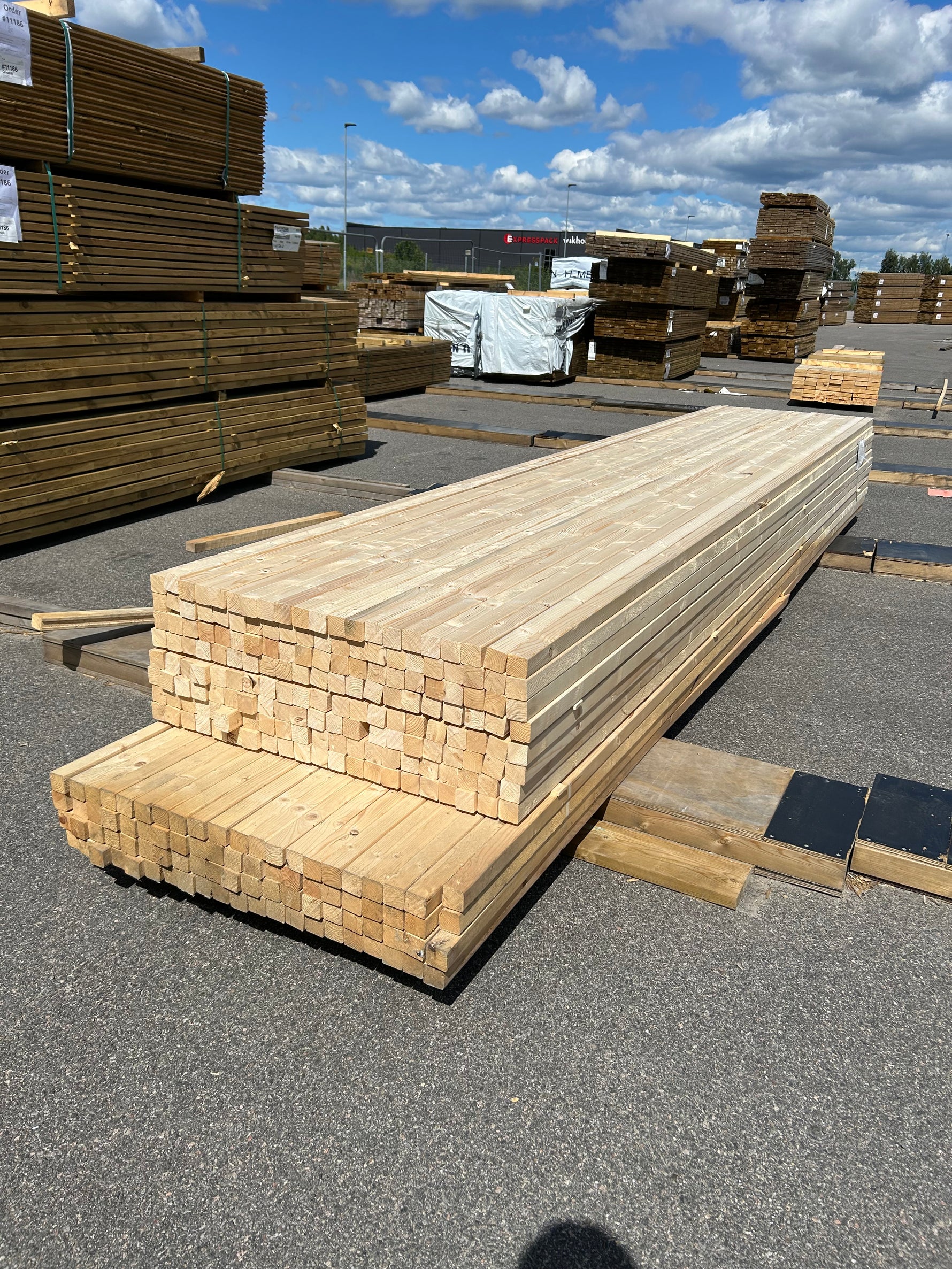 Paket Reglar 45x45 mm – 252 st (4,80–5,10 m, Gran)