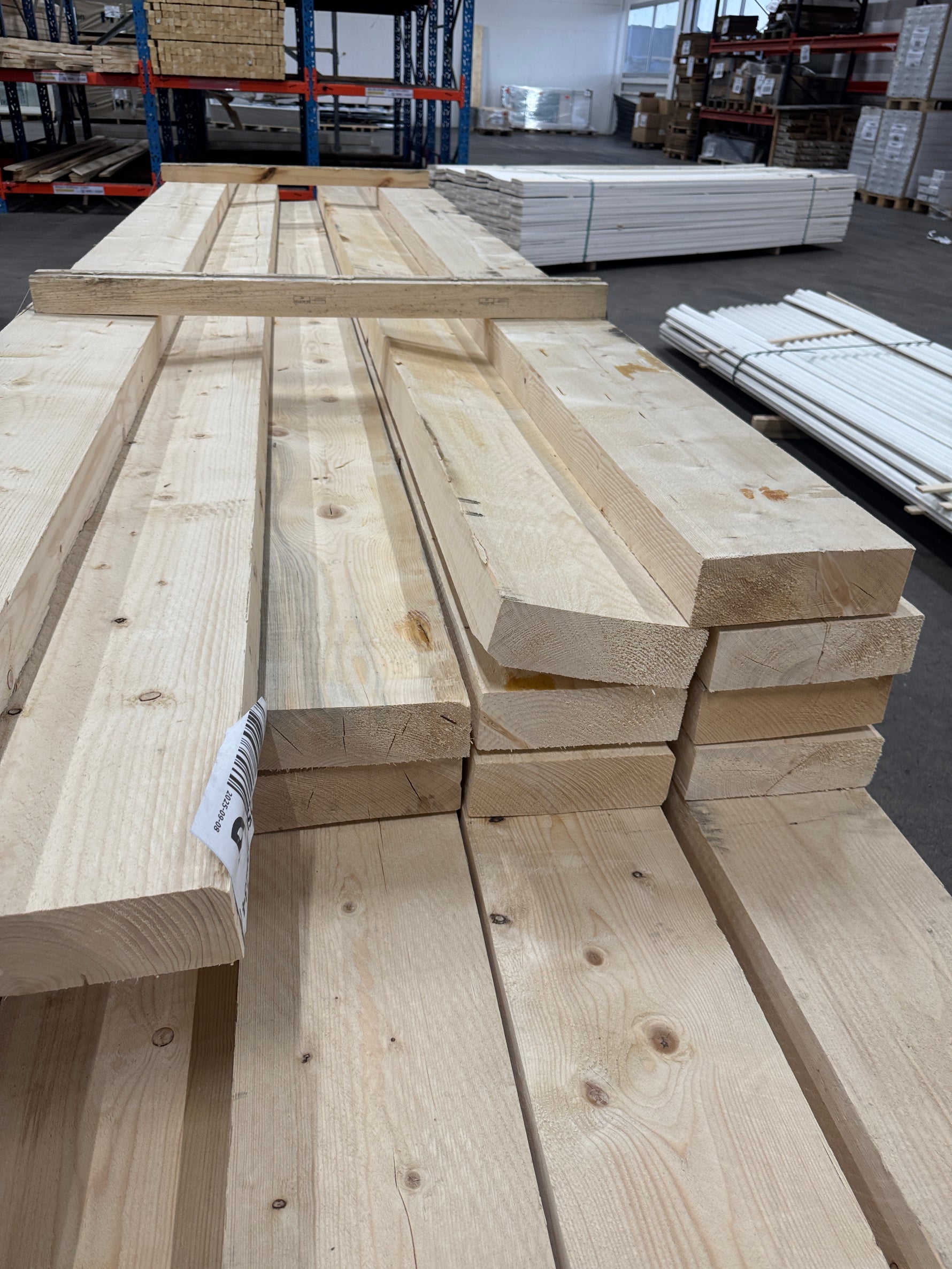 Paket Ohyvlade Reglar 75x225mm – 36 st Blandade längder
