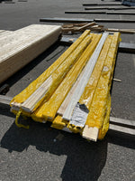 Parti Finsågad Slätspont 15x120mm 3,60m- 9 paket Furu Vit Grundmålad