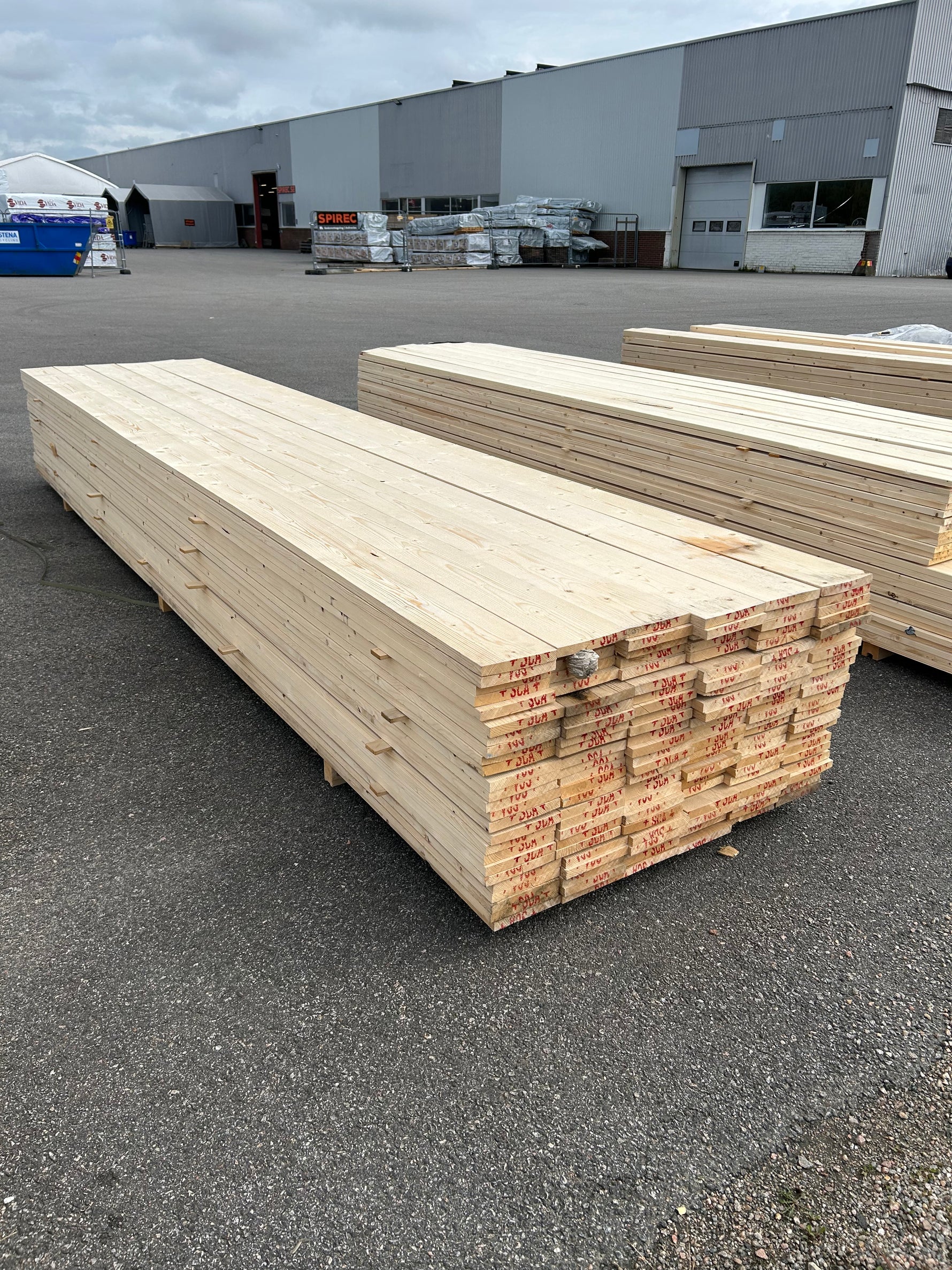 Parti Finsågade Brädor 22x170 mm – 4,80 m Obehandlade