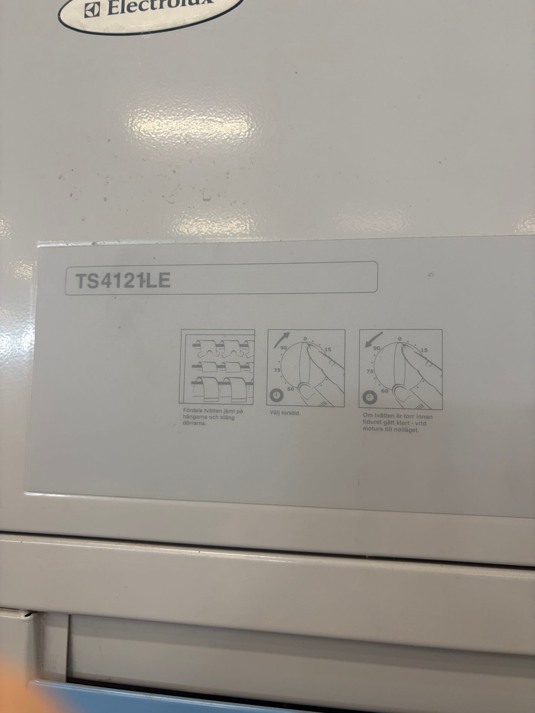 Blått Begagnat Torkskåp Electrolux TS4121LE