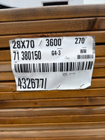 Paket Tryckimpregnerad Staketribba 28x70mm G4-3, 270st 3,60m