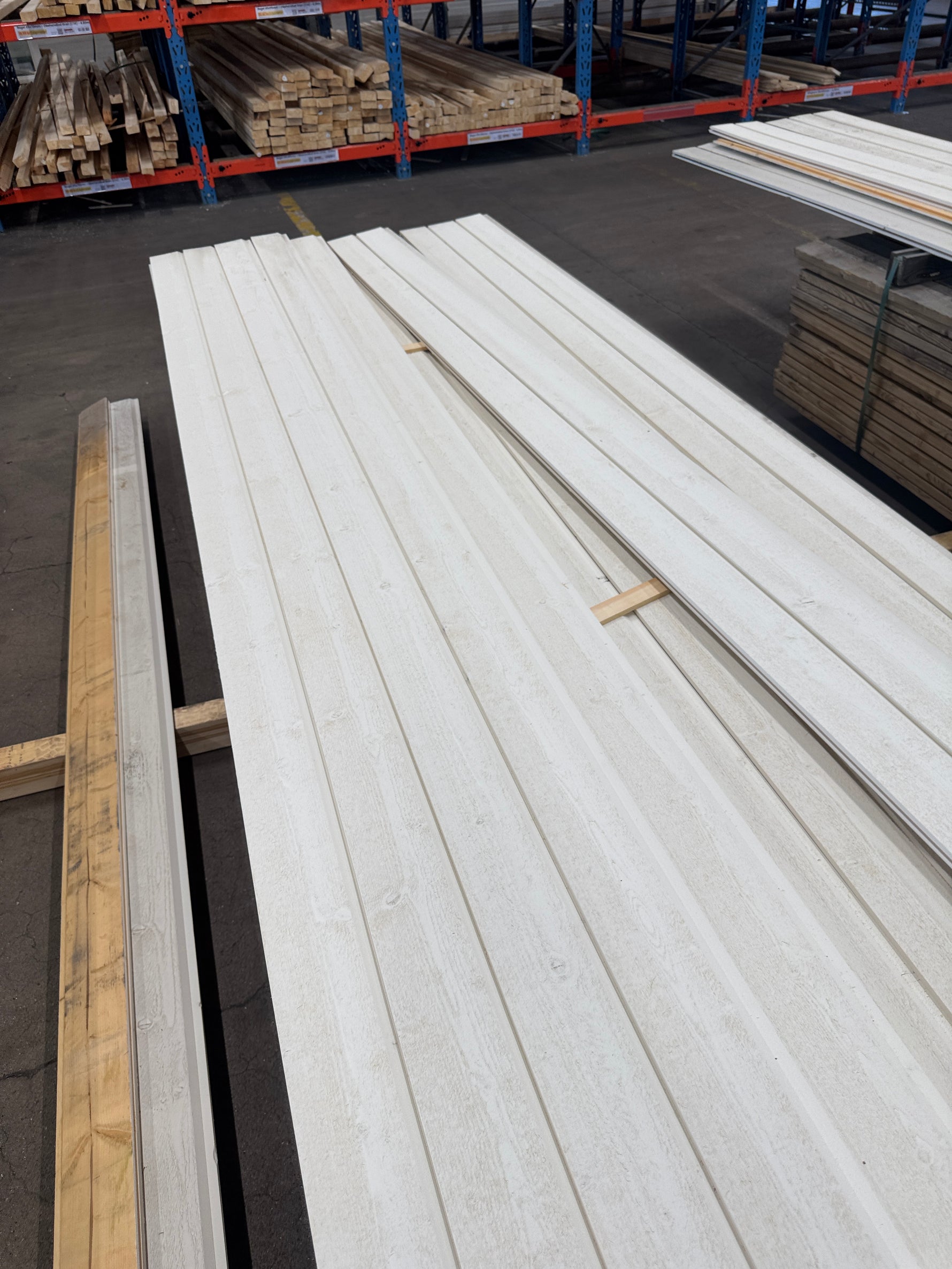 Paket Ytterpanel 22x120mm 5,385m – 220 st Vit