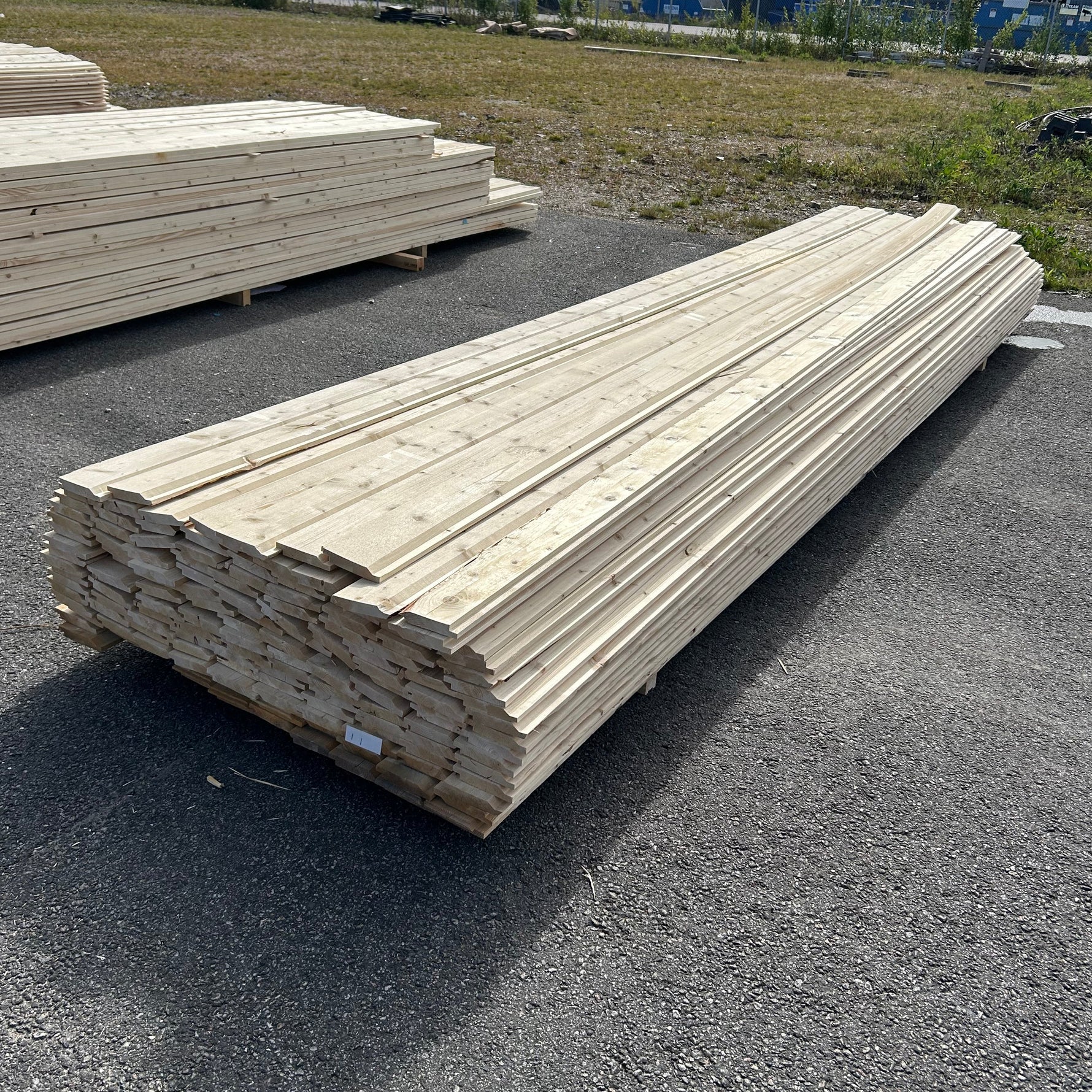 Paket Enkelfas Halvspont 22x120 mm – 4,80 m (Andra sortering)