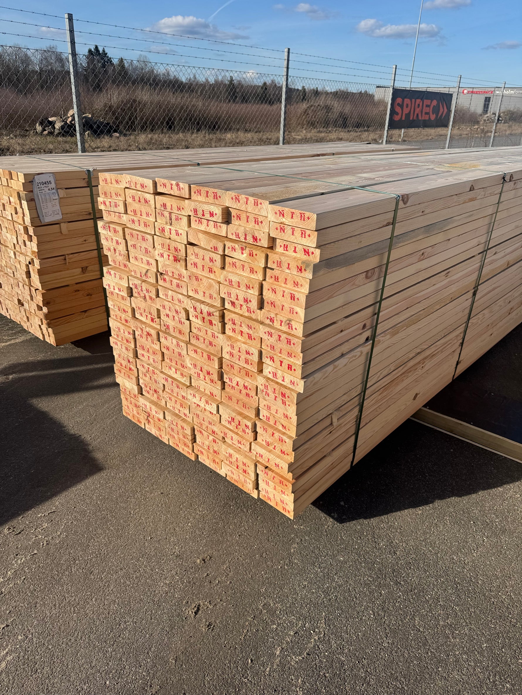 Paket Reglar 45x170 mm – 144 st (4,80 m, furu)