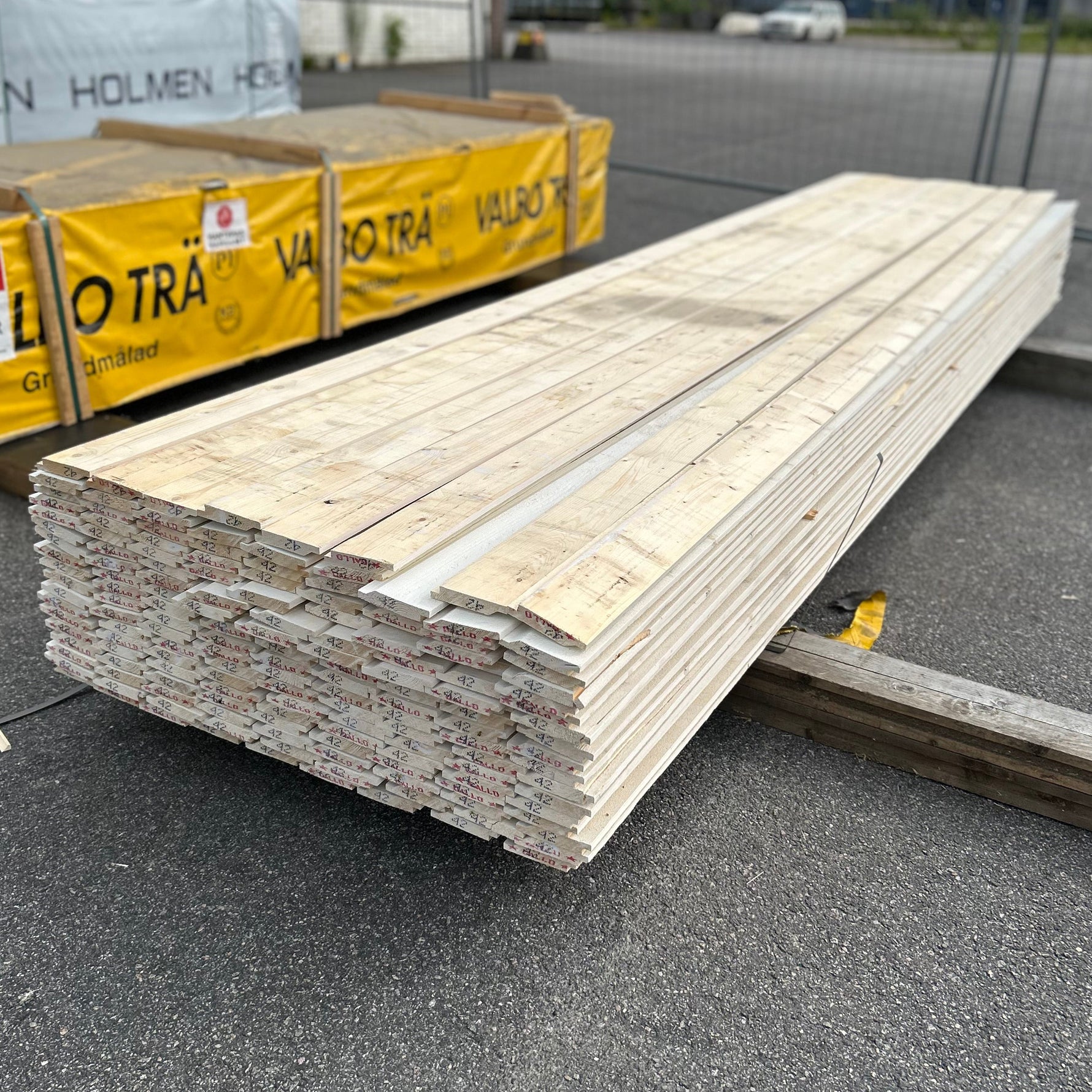 Paket Enkelfas Halvspont 22x120mm 4,20m 161st Grundmålad