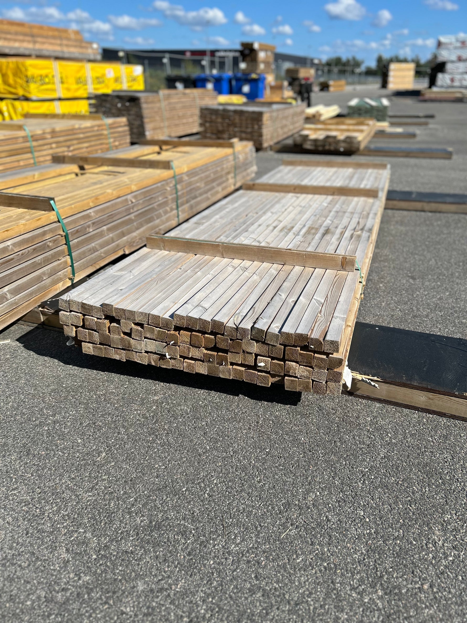 Paket Tryckimpregnerade Reglar 45x45mm 3,60m 88st (Väderbitet)