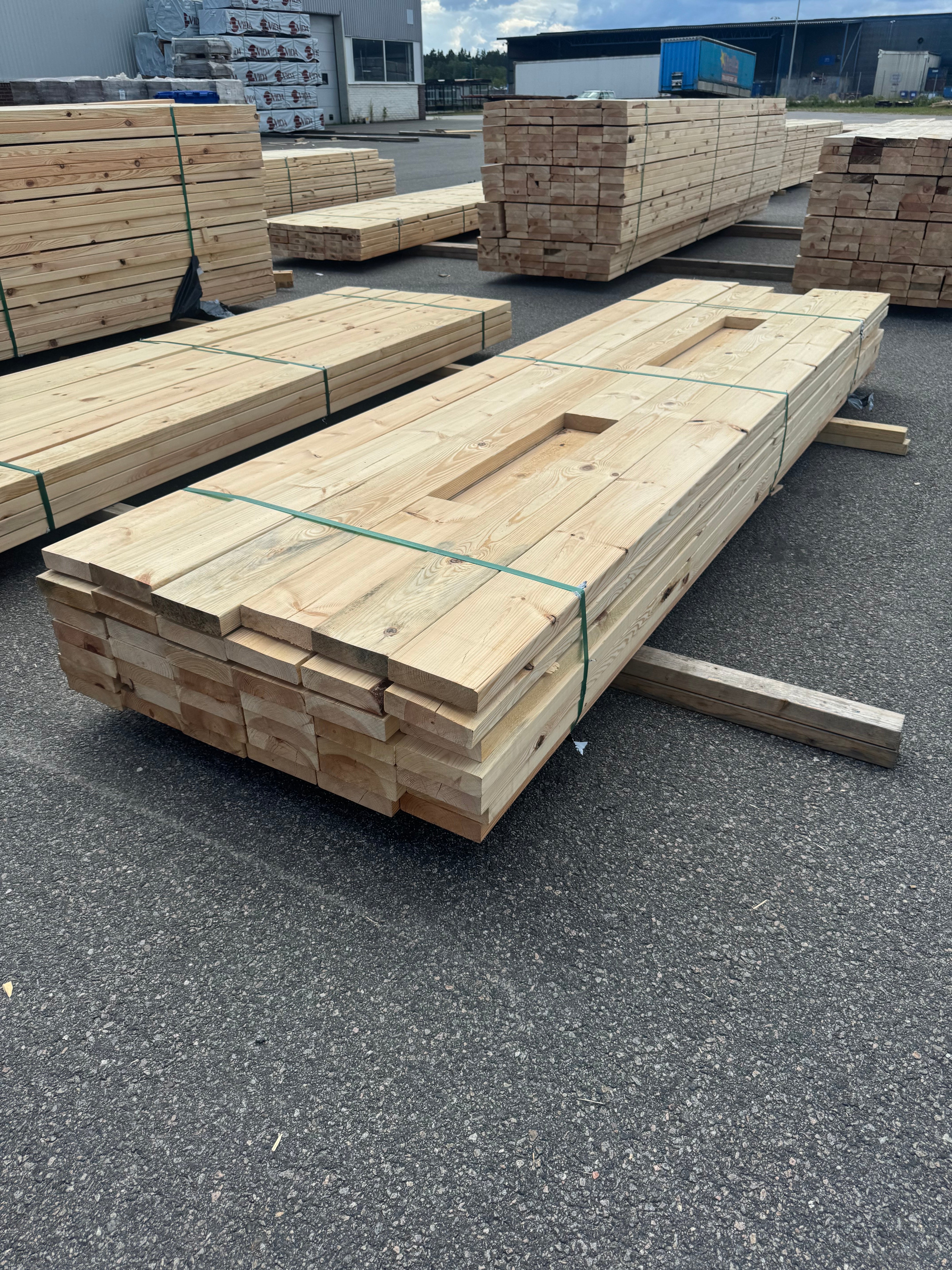 Paket Reglar 45x170 – 41 st (3,60 m, furu)