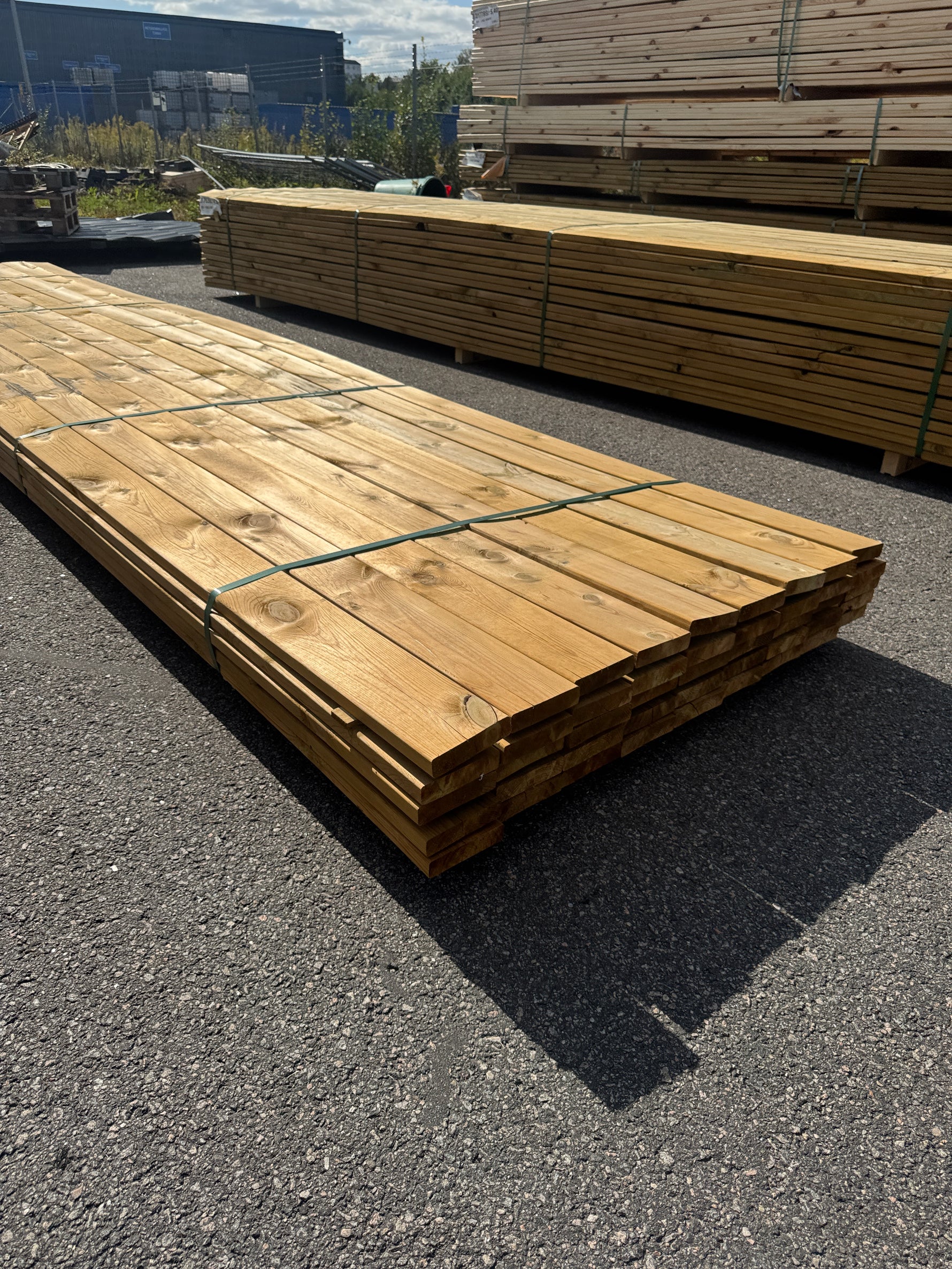 Paket Tryckimpregnerad Trall 28x120 – 45st – 4.80 m – NTR AB – B - Sortering