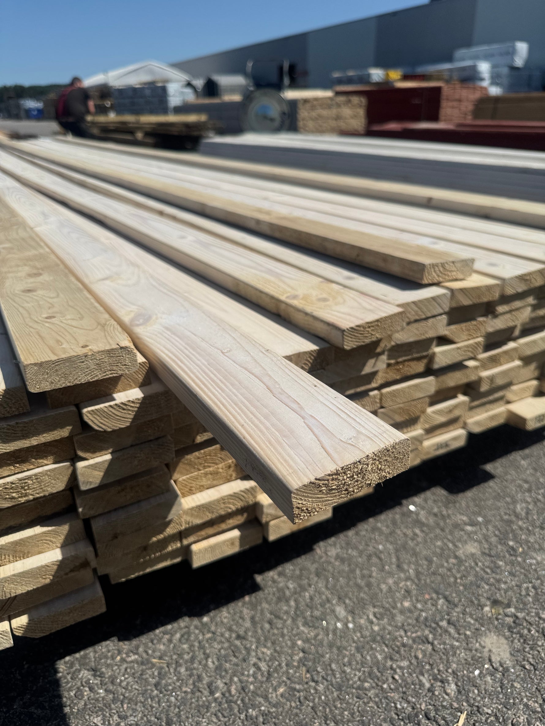 Paket Glespanel 20x70 mm, 110 st 4,50 m Vitlaserad