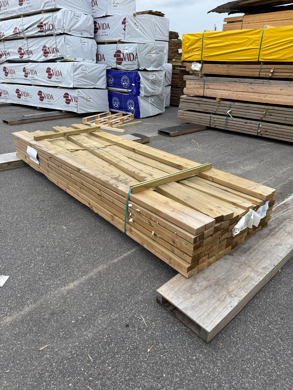 Parti Tryckimpregnerade Reglar 45x95mm 3.30m 72st- Furu C24