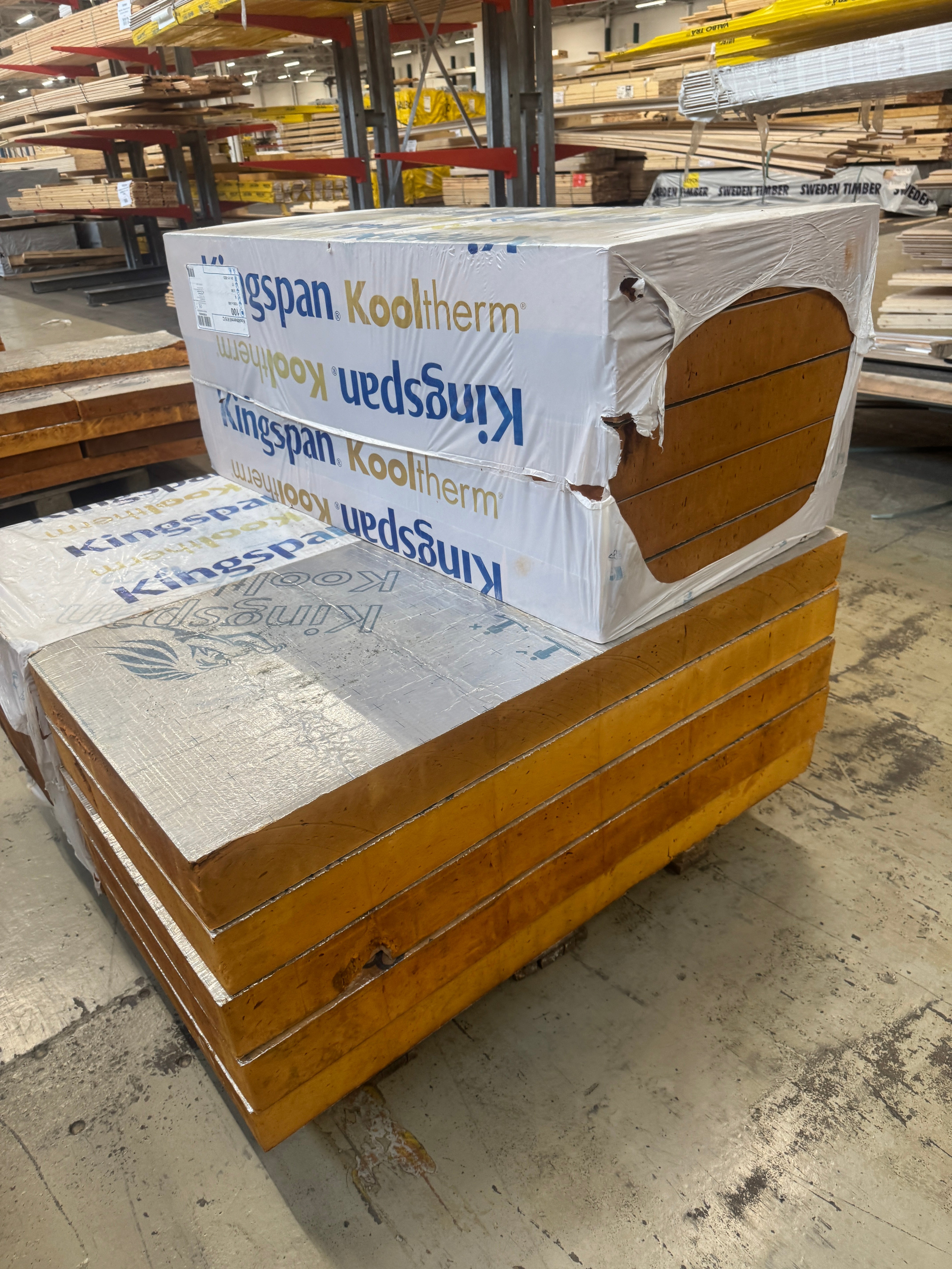 Kingspan Kooltherm K15 C – 15 st isolerskivor (100mm, 1200×600mm)