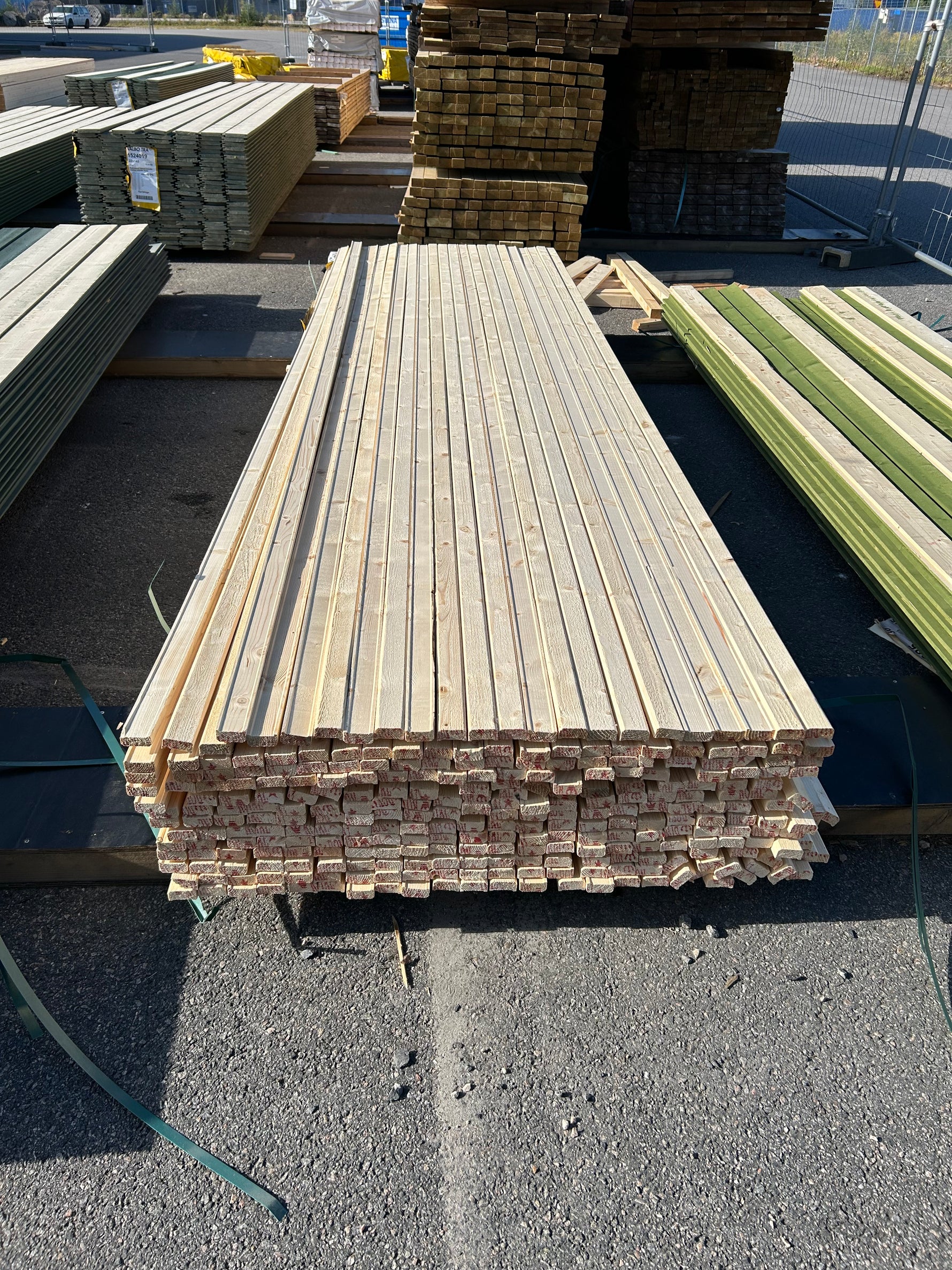 Paket Lockläkt 22x45mm 3.60m 286st Obehandlad