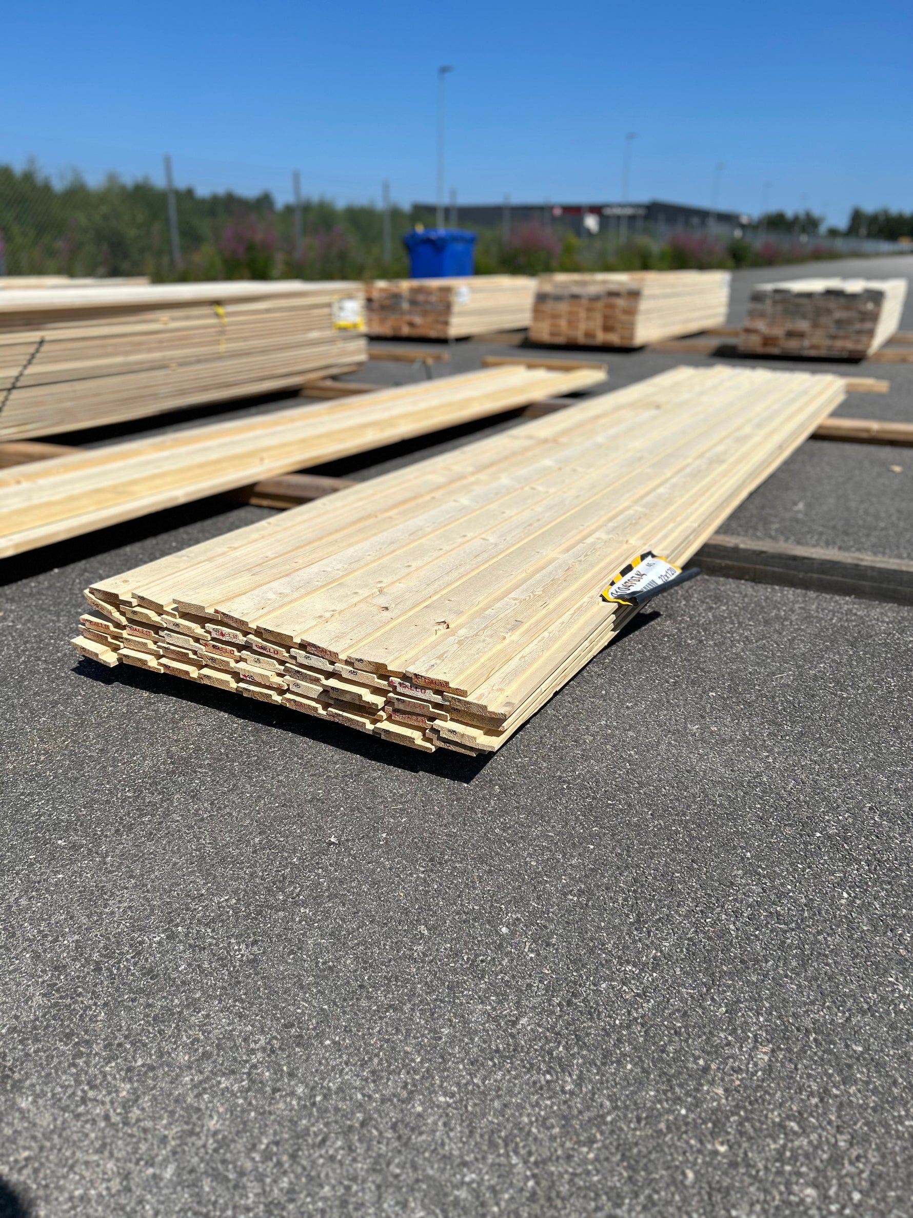 Paket Elingepanel 22x120mm 4.50m 44st Obehandlad