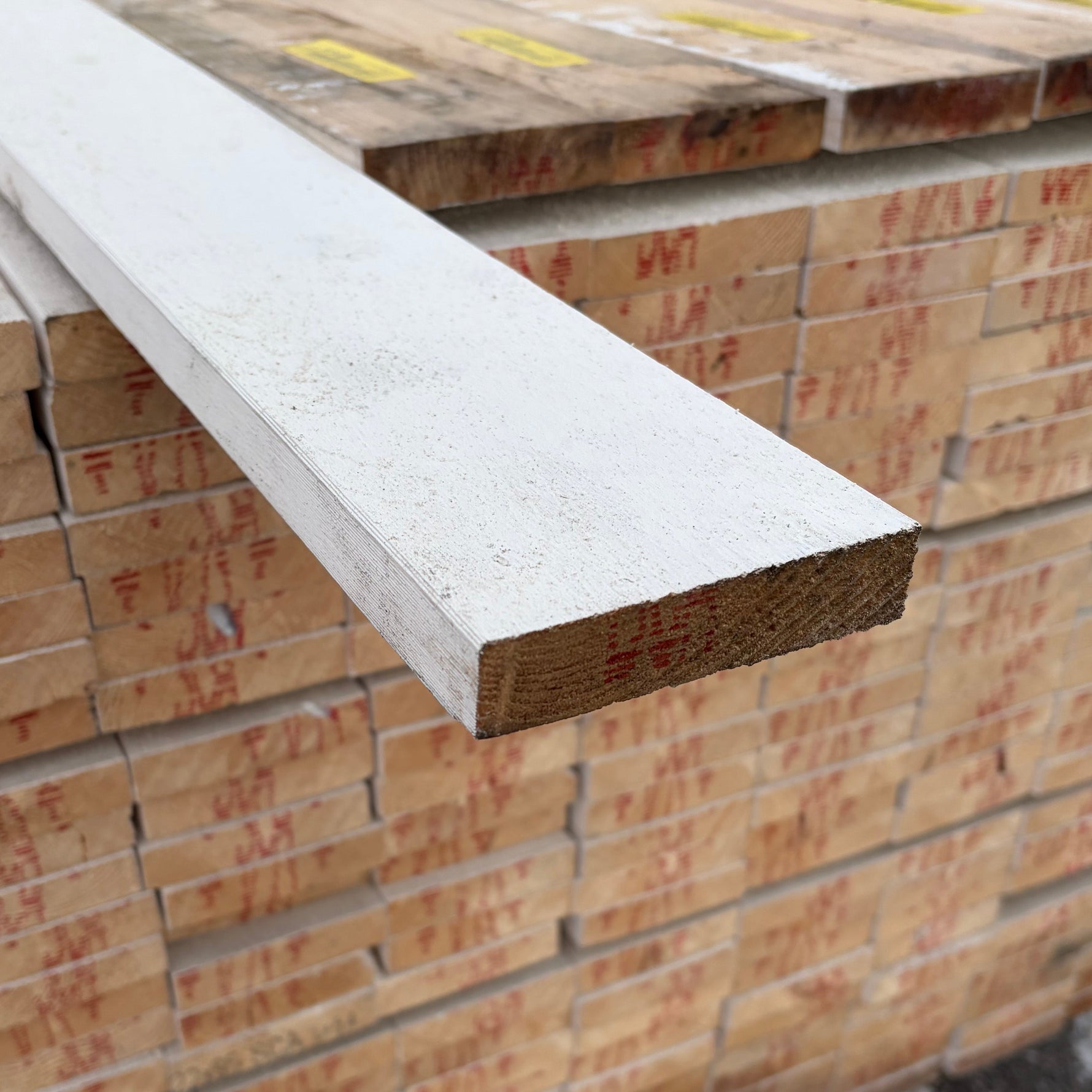 Paket 22x95 vit mellan 5.4 m 286 st väderbitet/mögel? - Spirec