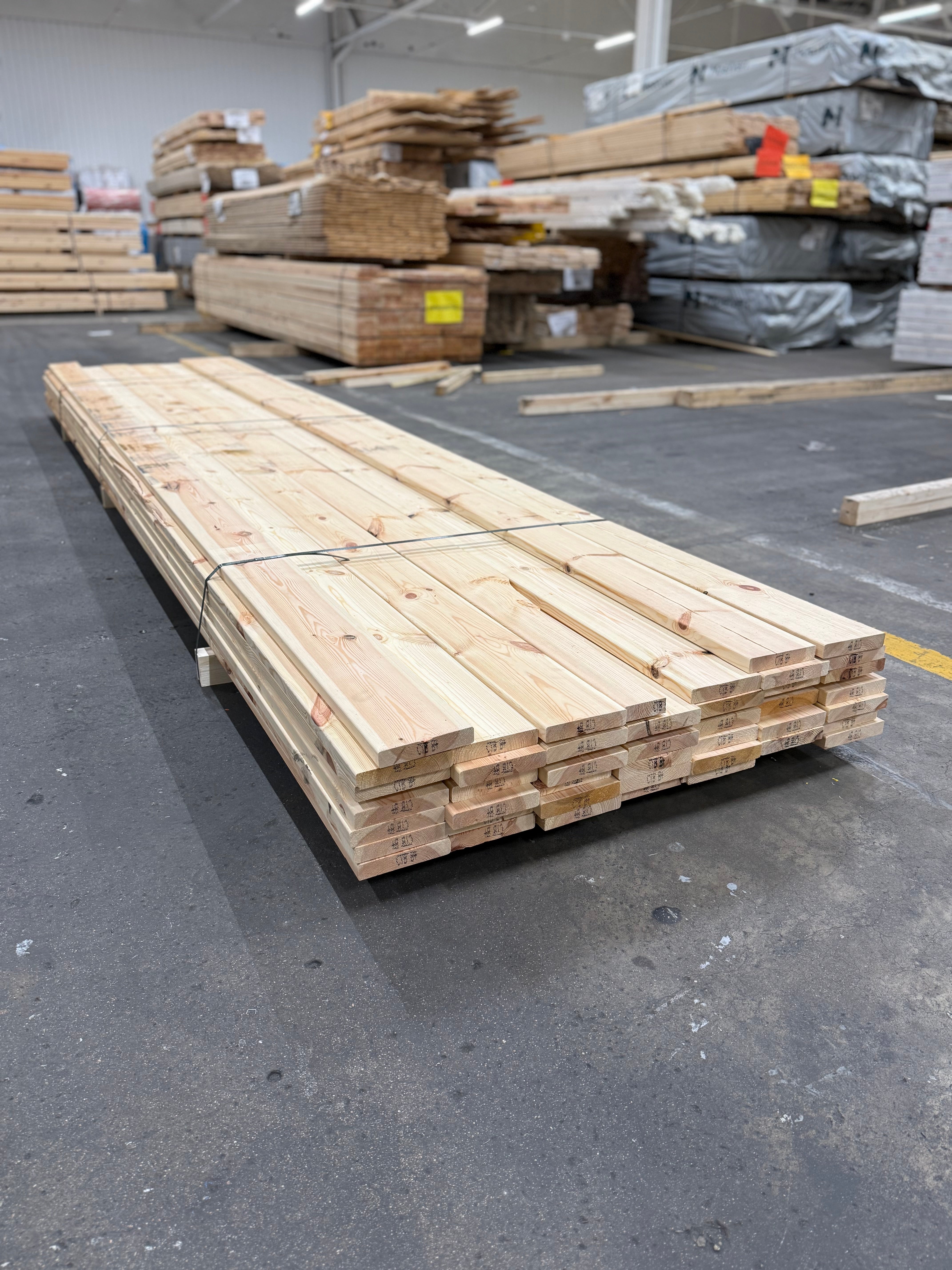 Paket Hyvlade Brädor 27x145mm 4.80m- 44st (Furu) B- sortering