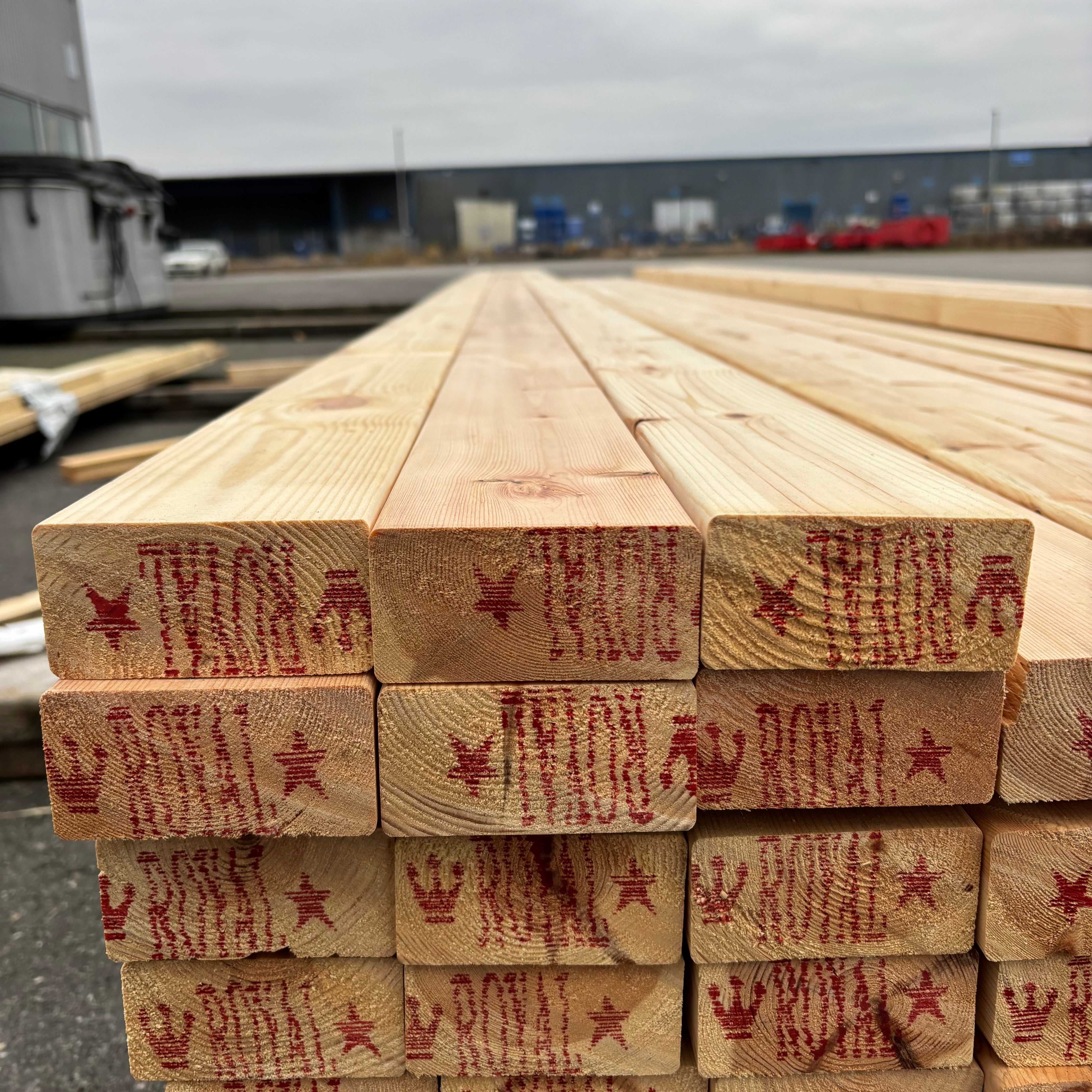 Paket Reglar 45x90mm – 72 st (4,80 m, Hyvlad Furu)