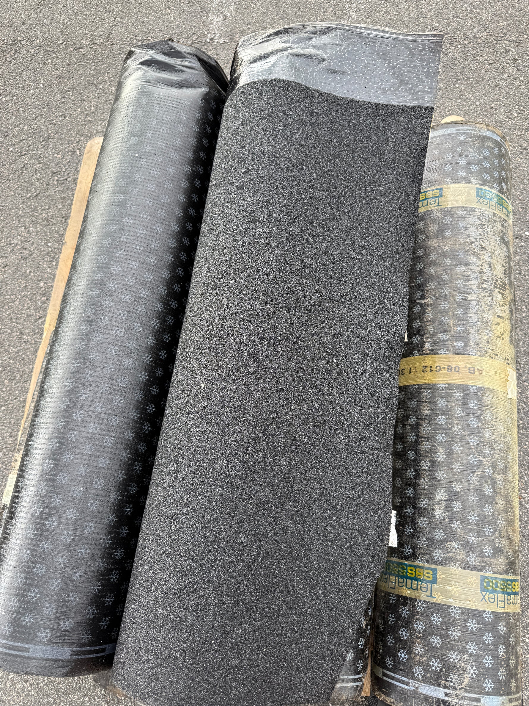 Parti Temaflex SBS 5500 Chrystal Black, 8x1 m – 7 rullar - 56 m²