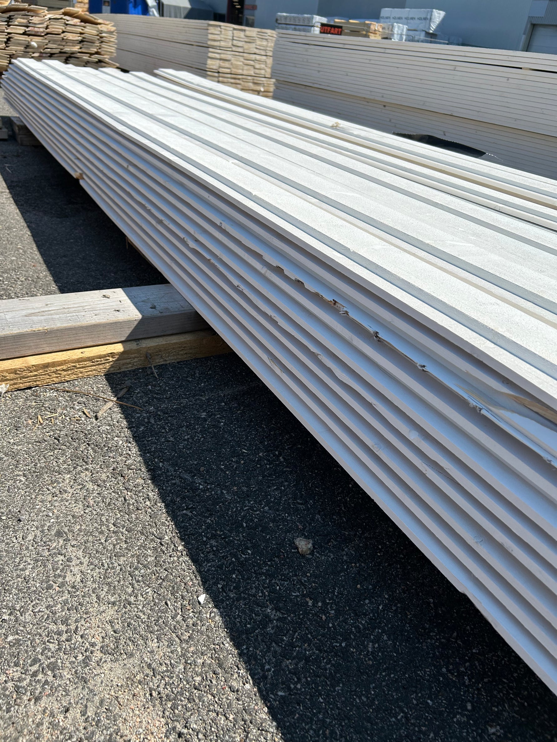 Paket Ytterpanel Dubbelfasspont 22x120mm 4.20m 92st- Obehandlade