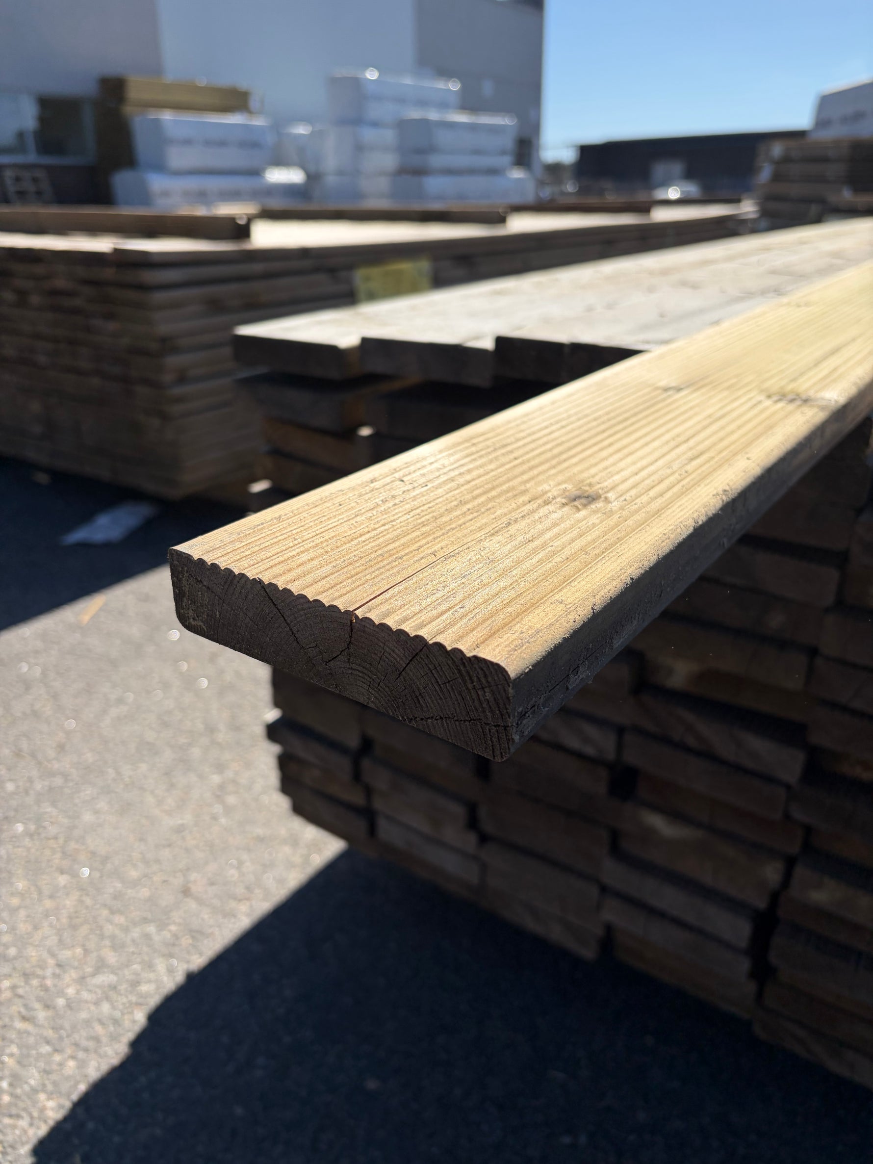 Paket Tryckimpregnerad Rillad Trall 28x120mm, 144st 5,10m