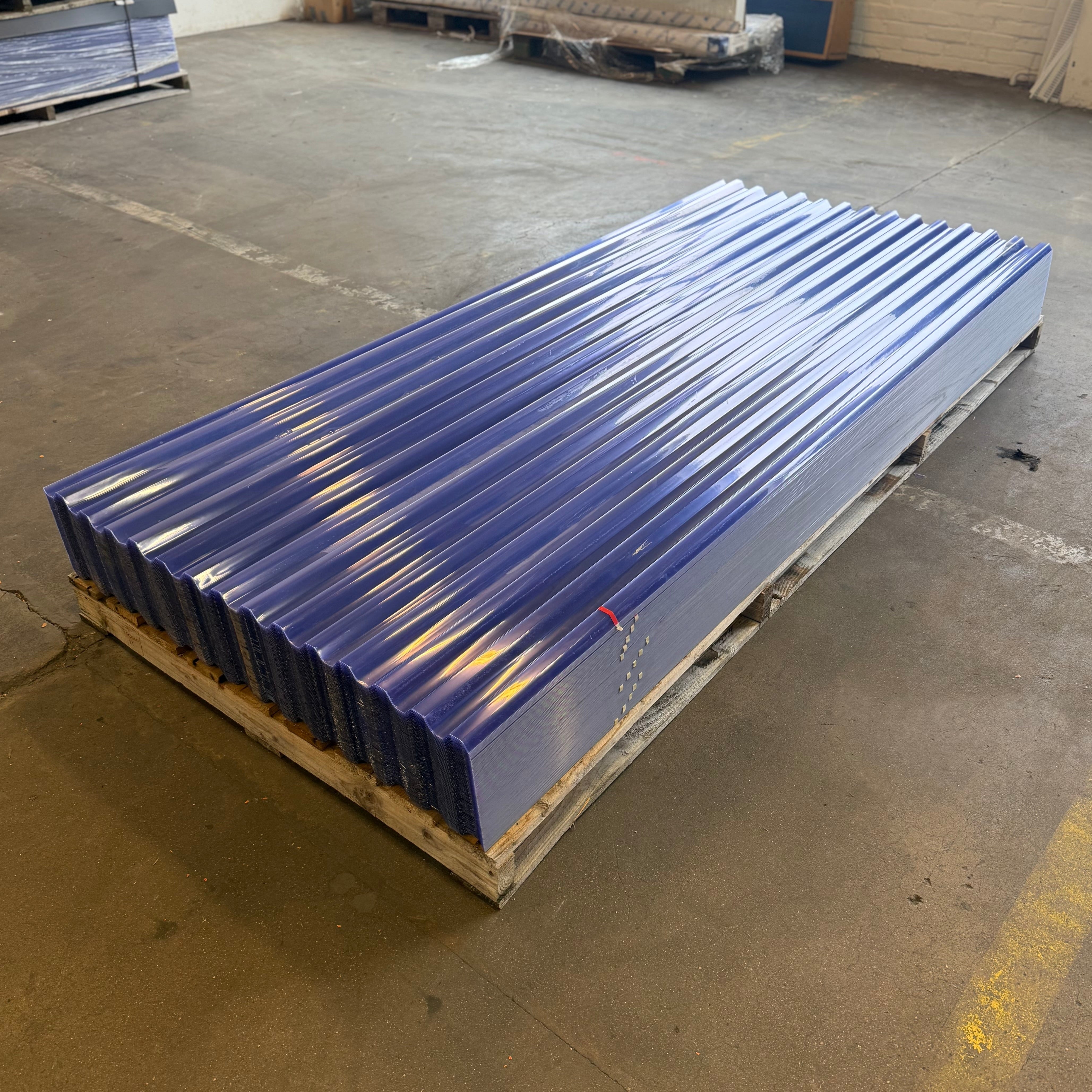 Takplast Korrugerad PVC Klar 0,9mm