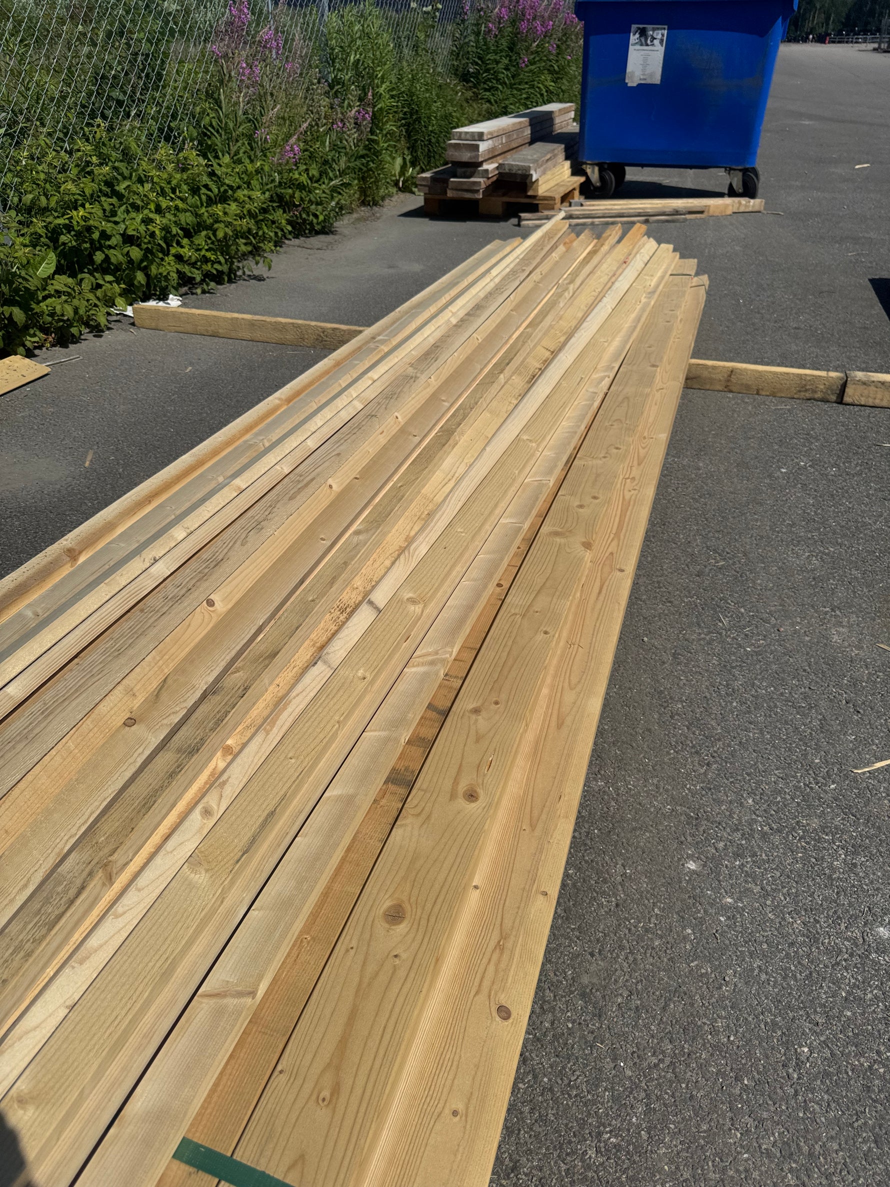 Paket Klädselläkt 22x45 mm + Hyvlat Virke 34x95 mm