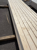Paket Ytterpanel Enkelfas Halvspont 22x120mm, 90st 3.60m Grundmålad