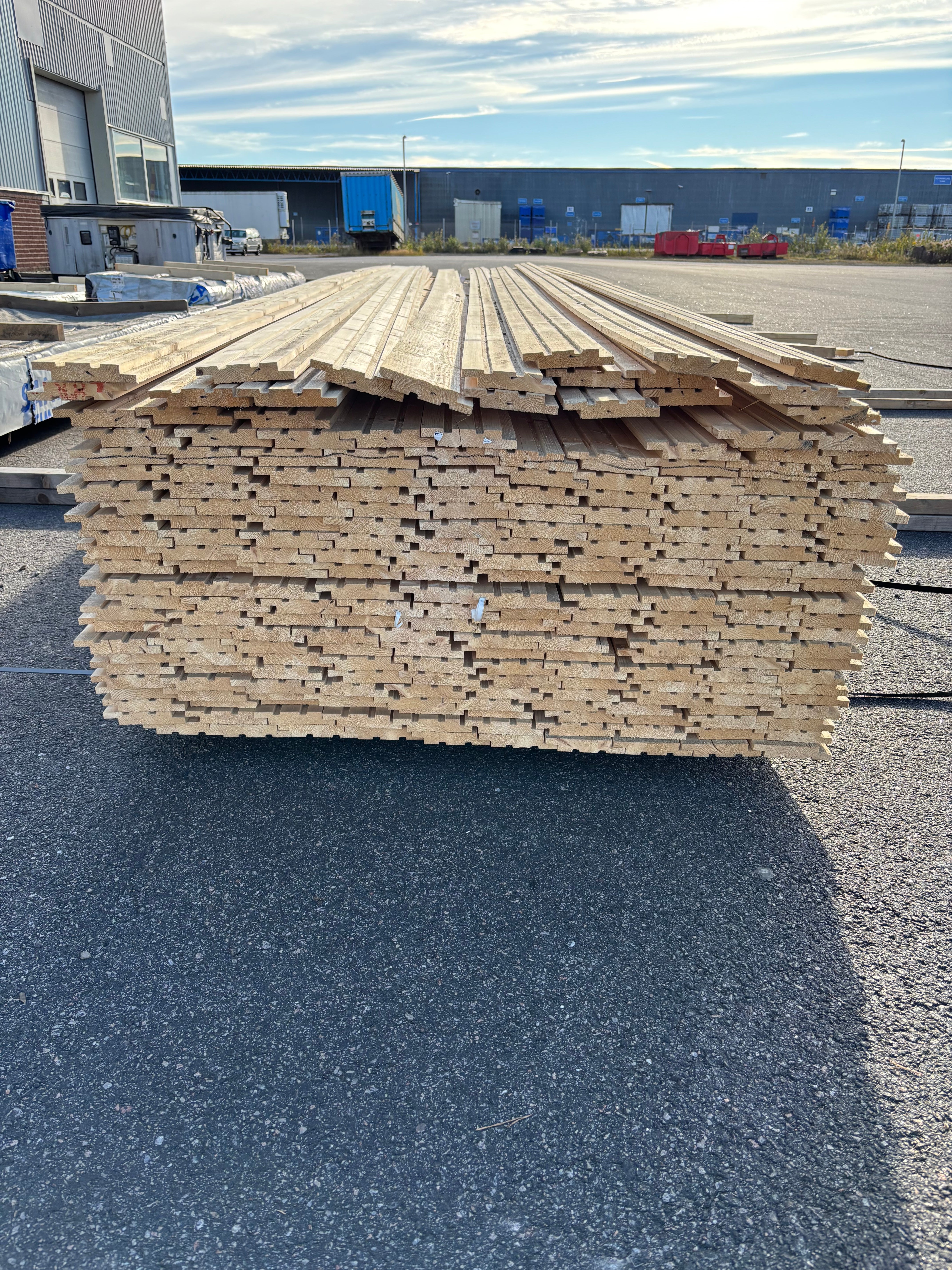 Paket Uppsala­panel 21x115mm – 224 st 5,40 m (gran, obehandlad)