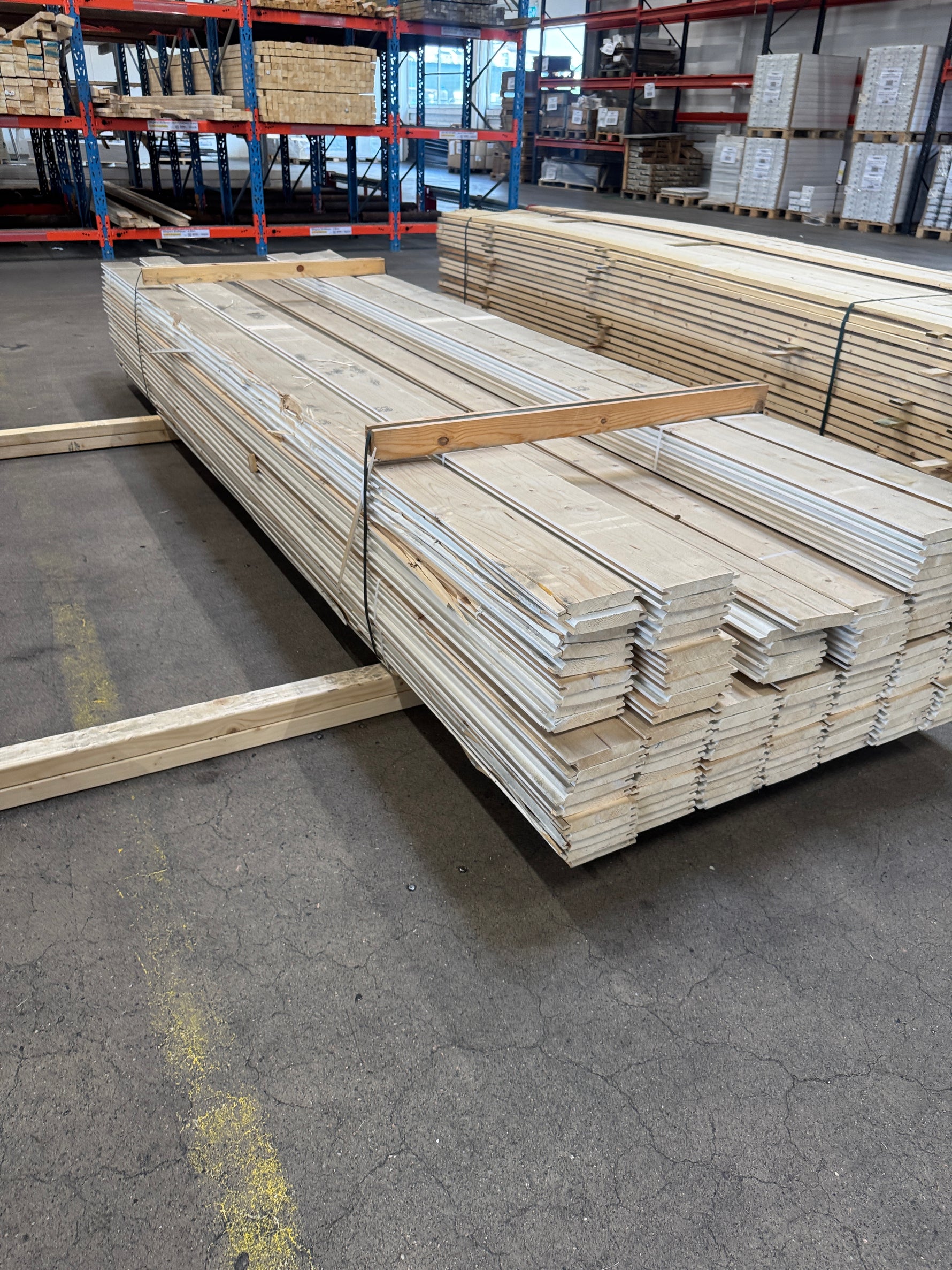 Paket Ytterpanel Dubbelfasspont 22x145mm 3,60m – 120 st Vit
