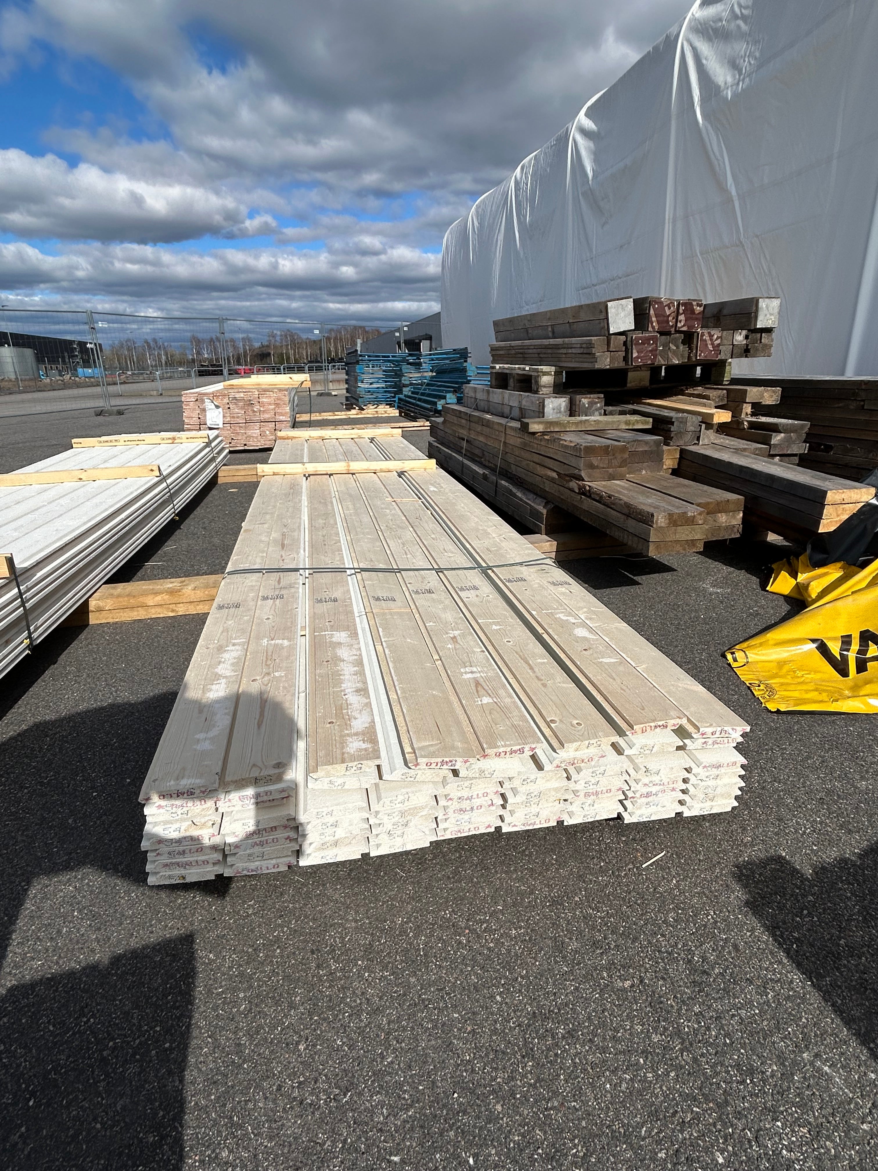 Paket Dubbelfas Halvspont 22x120 5.40m 63st