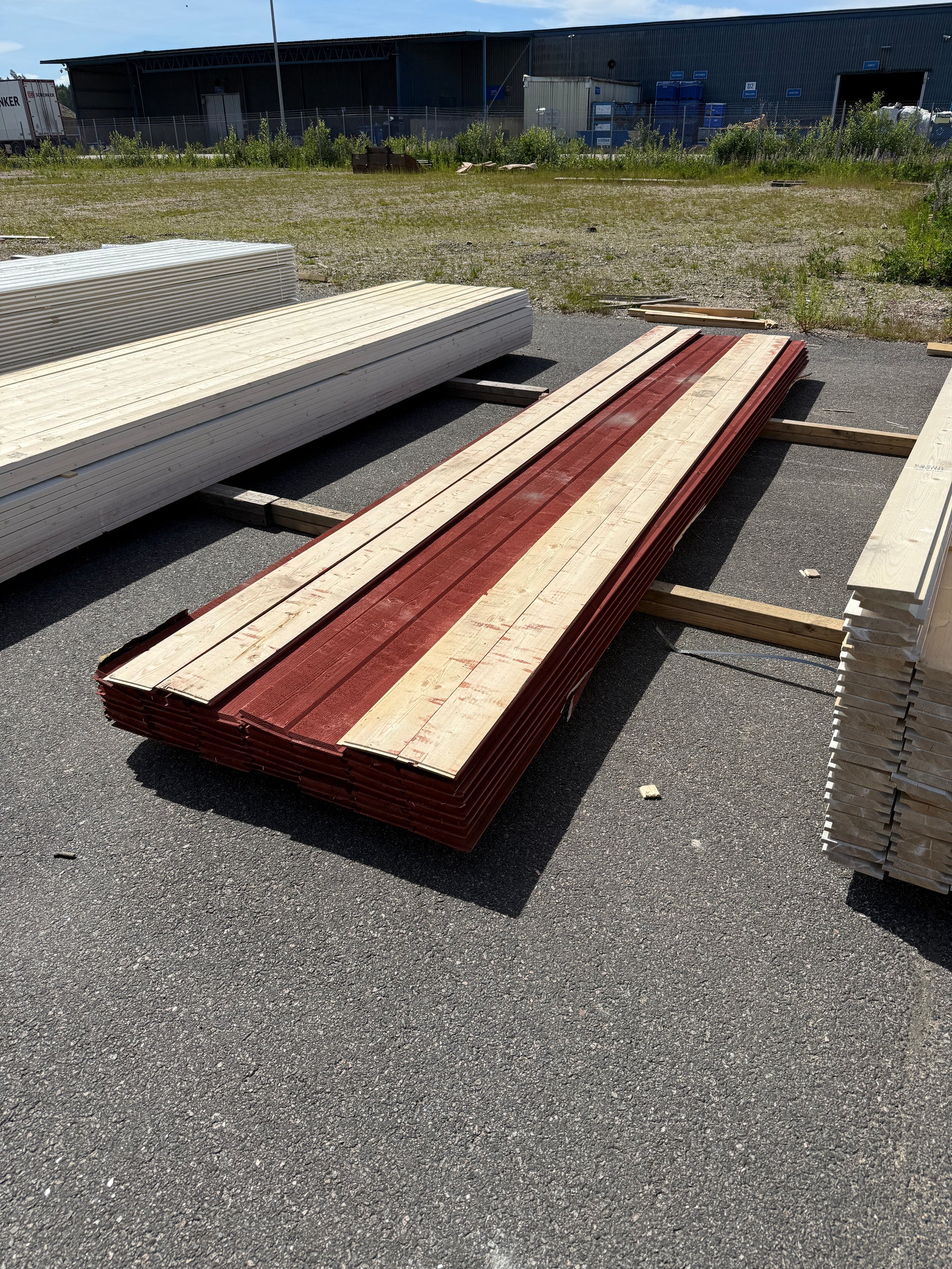Paket Ytterpanel Enkelfas Ändspont 22x145mm, 46st 4.80m Grundmålad&nbsp;