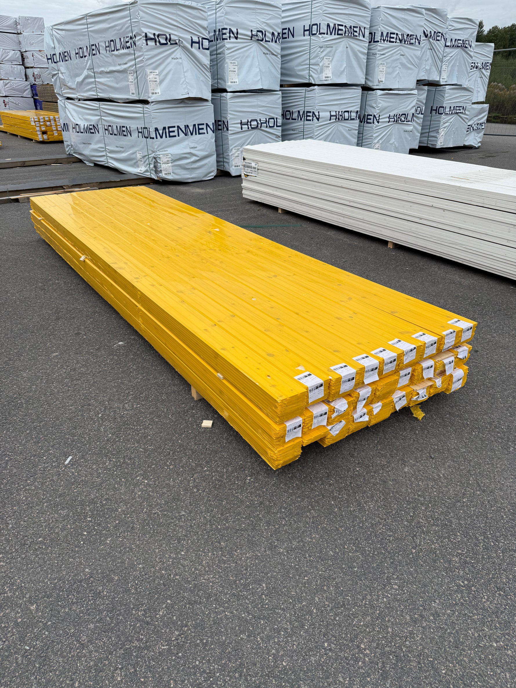 Paket Spårpanel 13x120 mm – Furu 3.60-3.90m 90,25kvm (Sekunda)