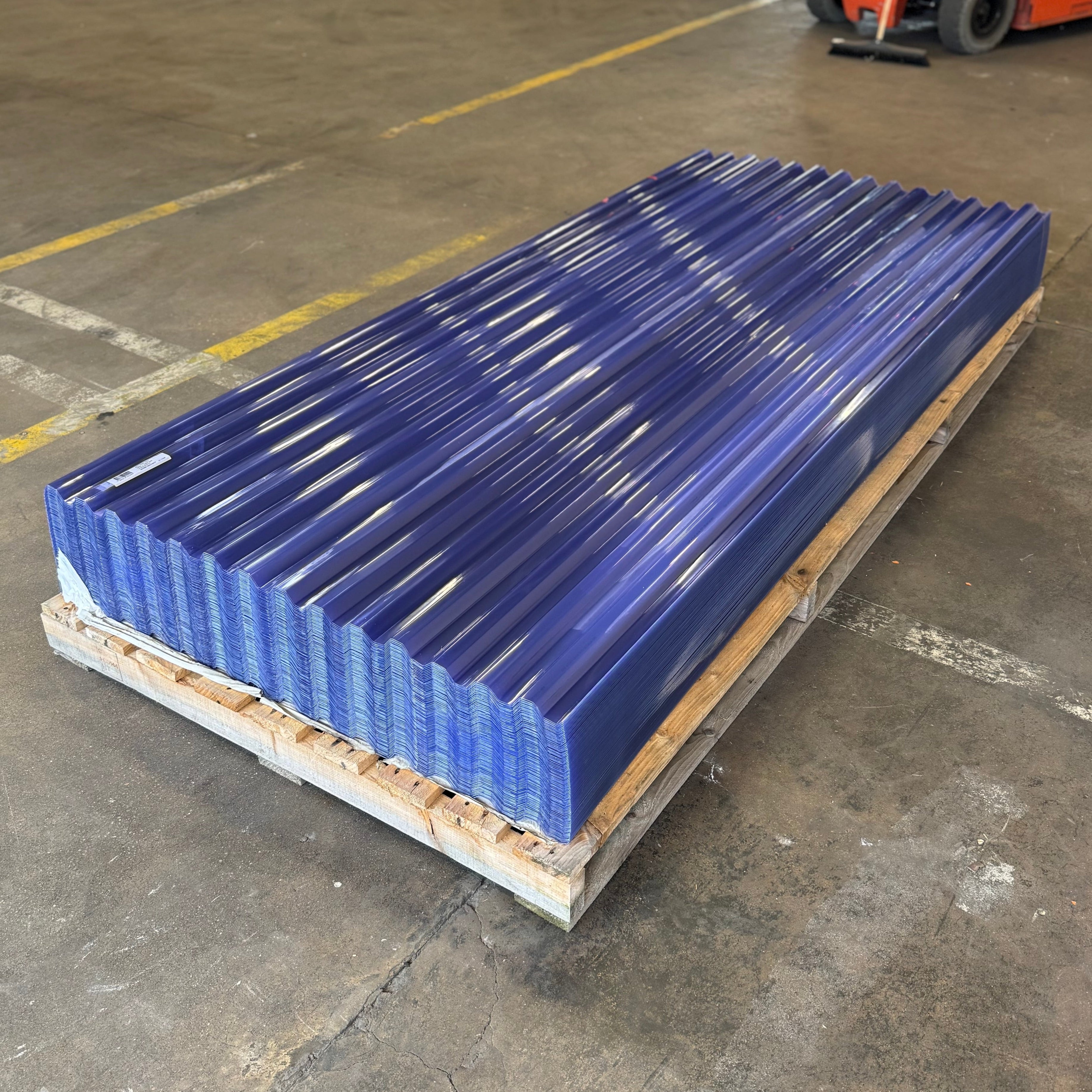 Takplast Korrugerad PVC Klar 0,9mm