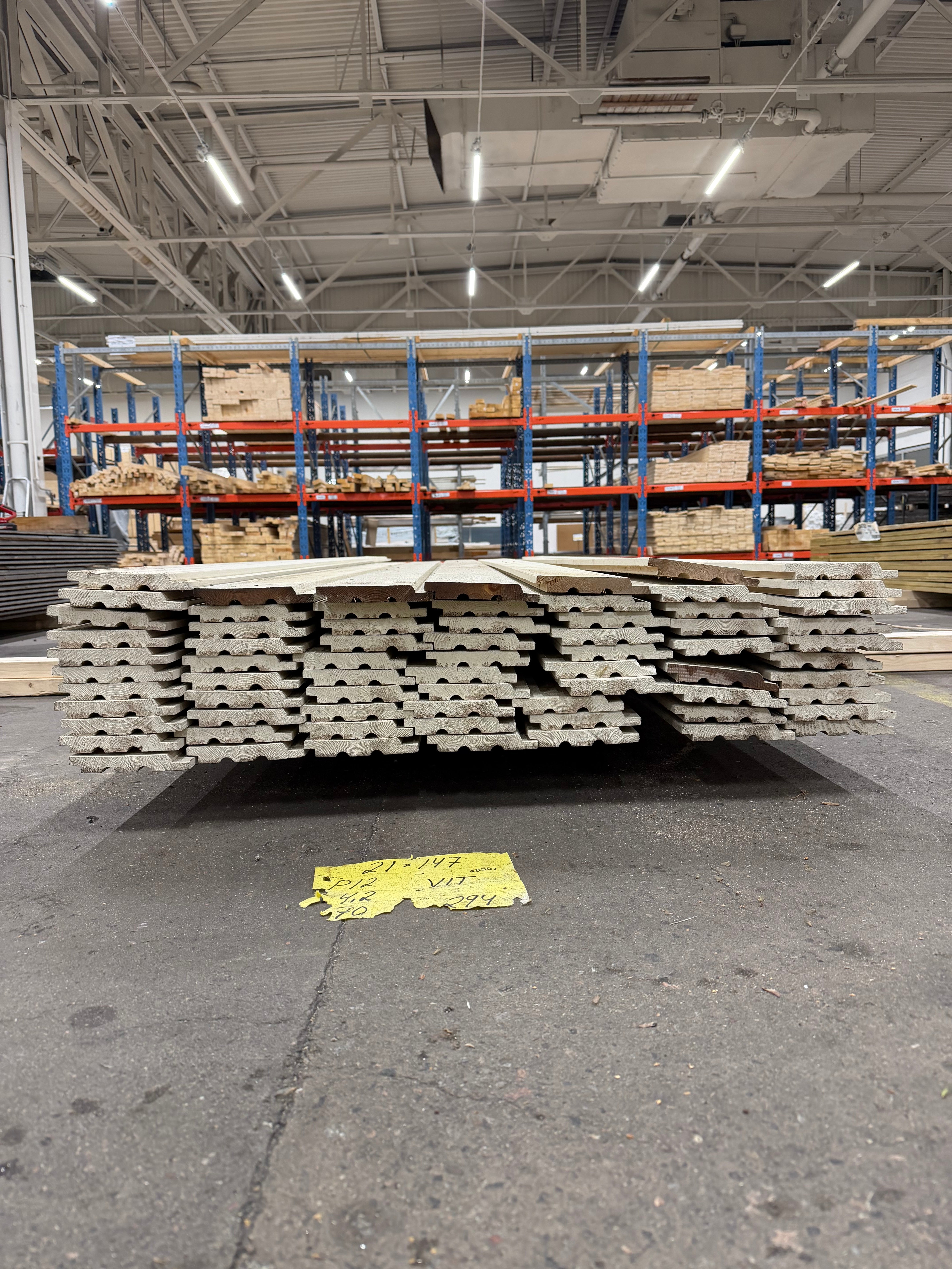 Paket Ytterpanel Falsad Enkelfas 21x147 mm – 70 st Vit