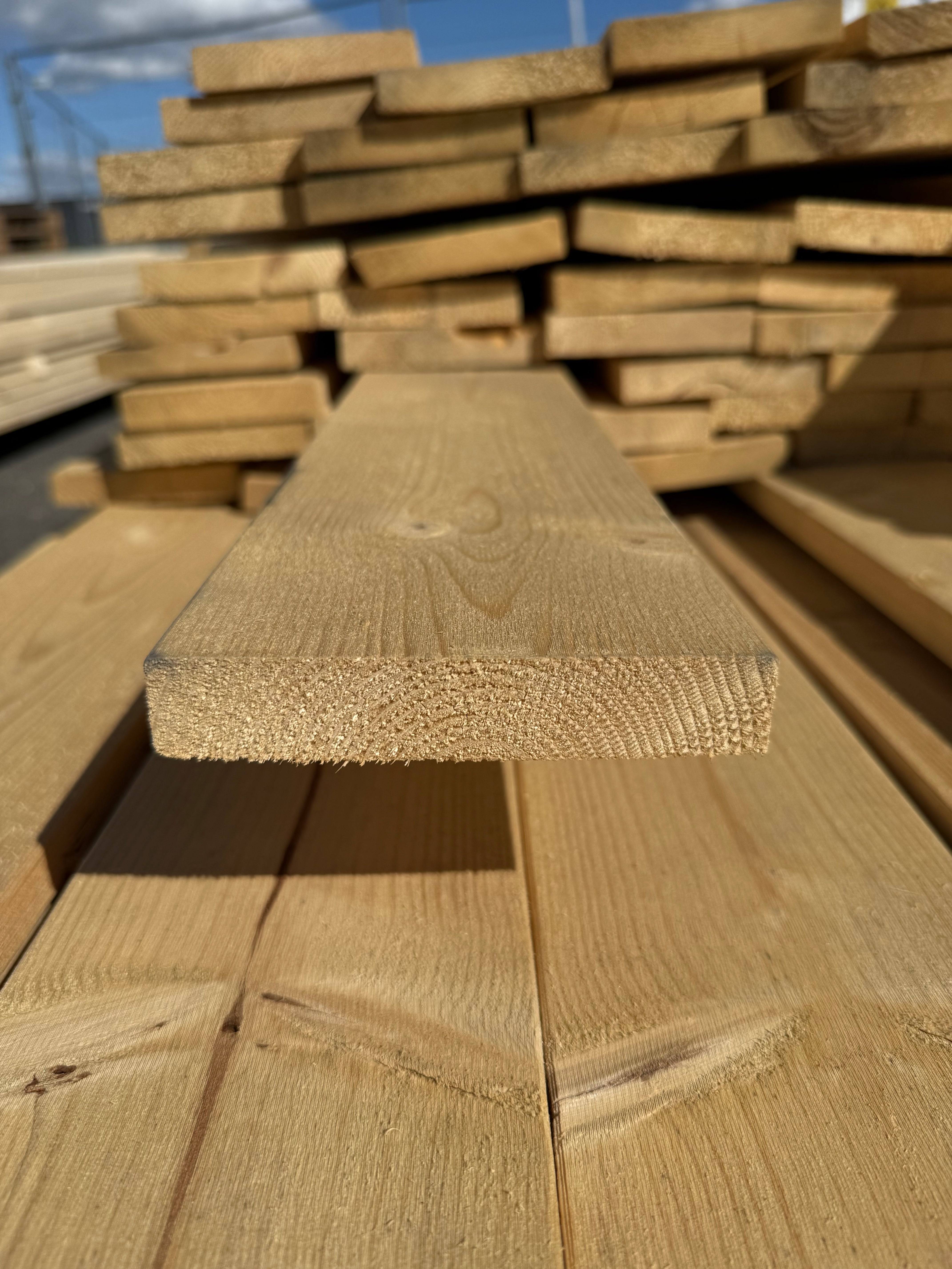 Paket Finsågad Panel 22x120mm 114st 3.0–3.60m – Andra sortering