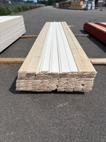 Paket Ytterpanel Enkelfas Halvspont 22x120mm, 134st 5.10m Grundmålade