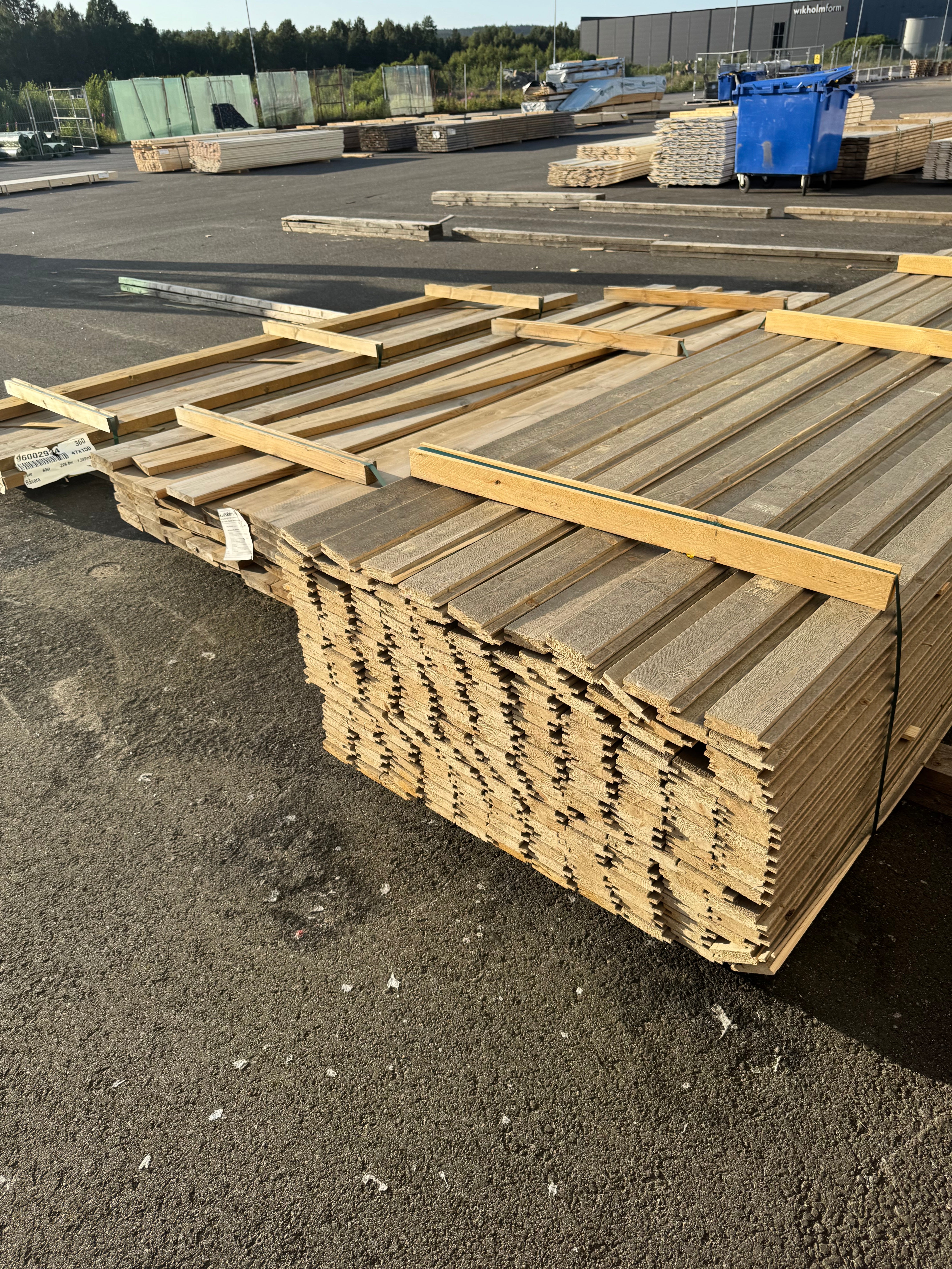 Paket Spårpanel 22x95 – 240st (3.60 m) – Lasyr