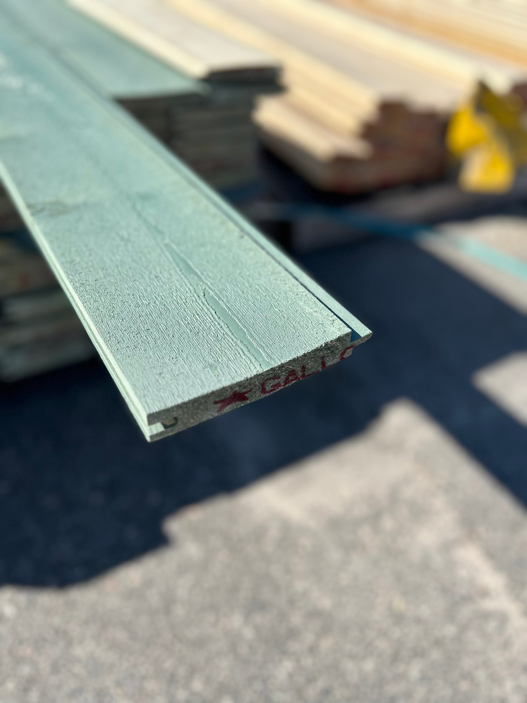 Paket Spontad Spårpanel 22x145mm 4,20m 121st Gran- Mellanstruken