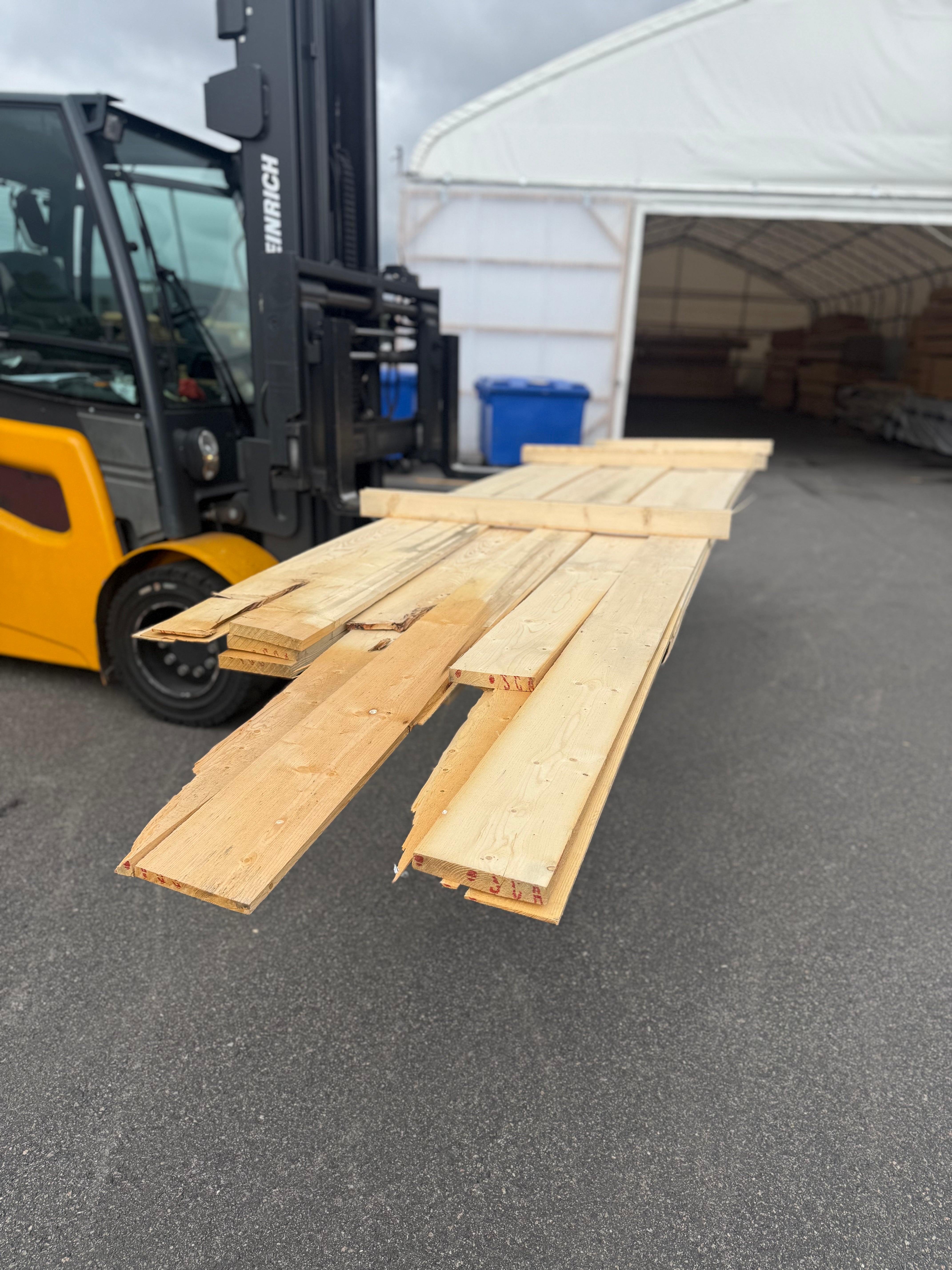 Paket Brädor 16st 4.80m – Vrak, Felhyvlade