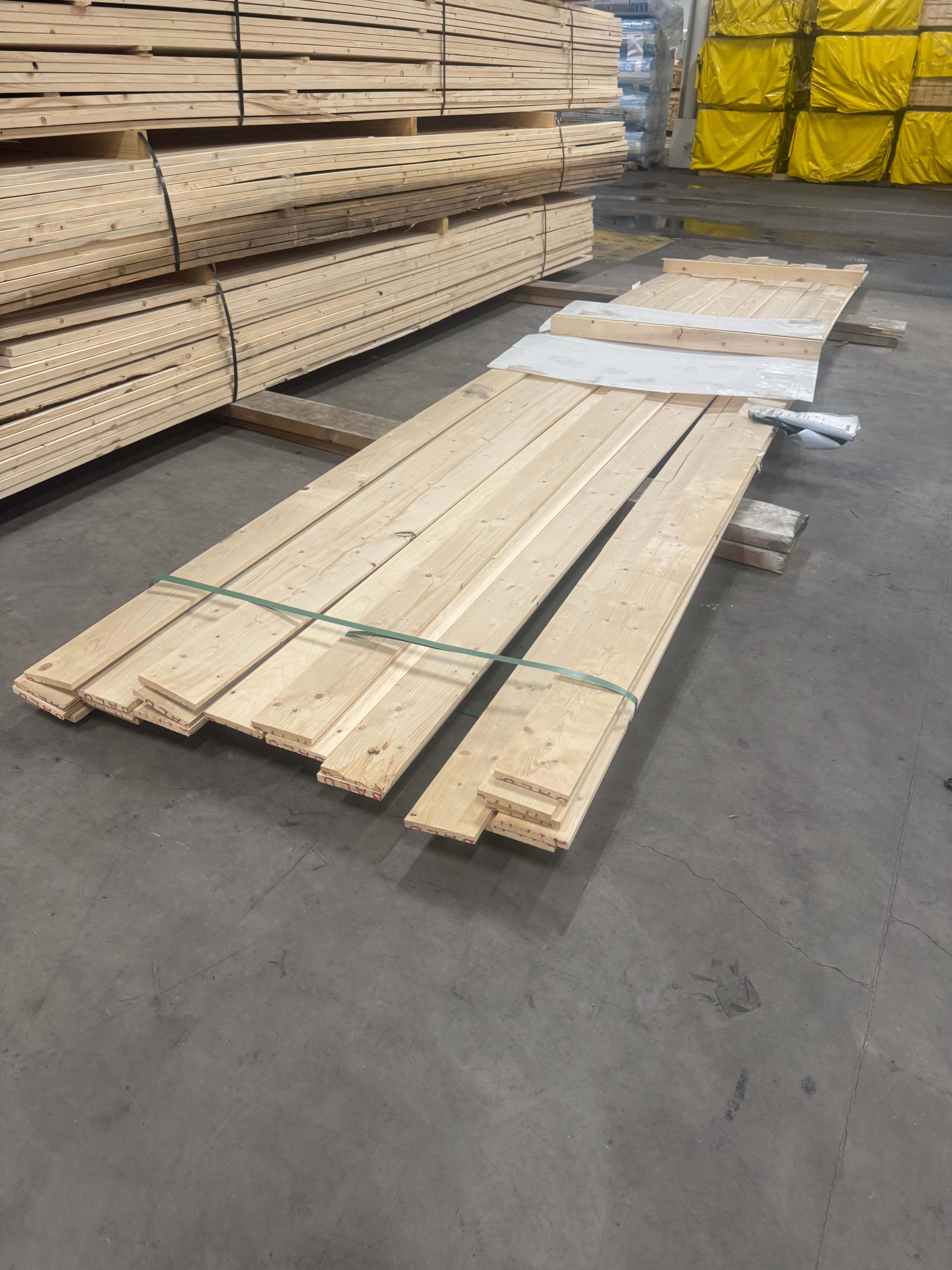 Paket Hyvlade Brädor 15x120 mm – 5,40 m – 21st