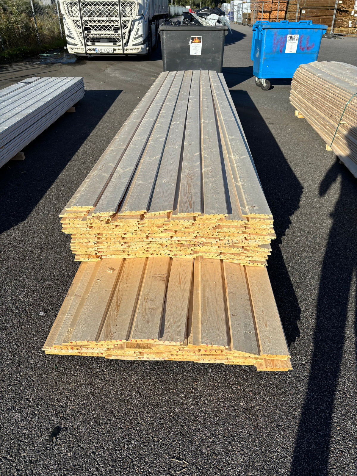 Paket Spårpanel 22x145mm 4,80–5,40m 151st (Andra Sortering)