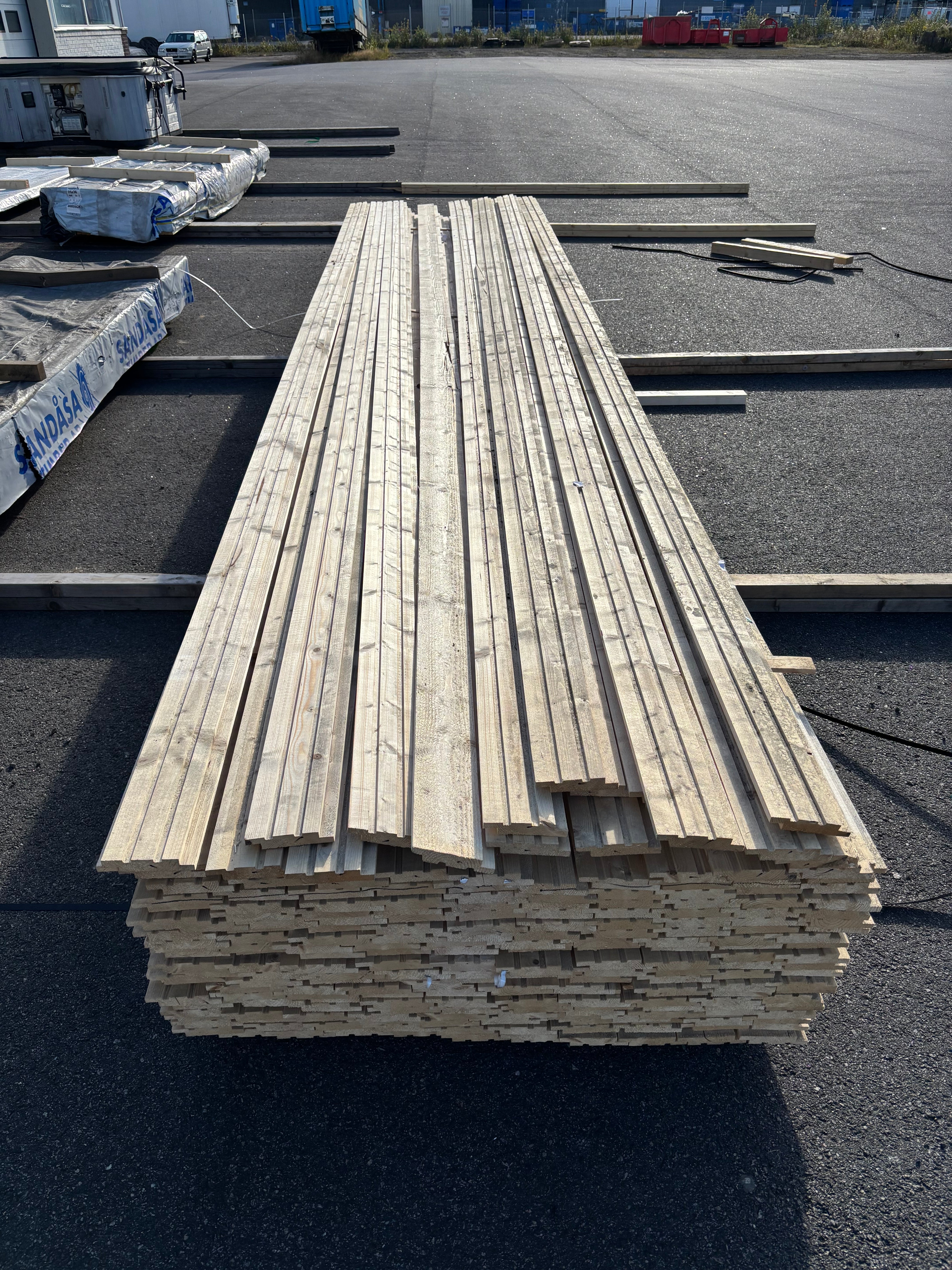 Paket Uppsala­panel 21x115mm – 224 st 5,40 m (gran, obehandlad)