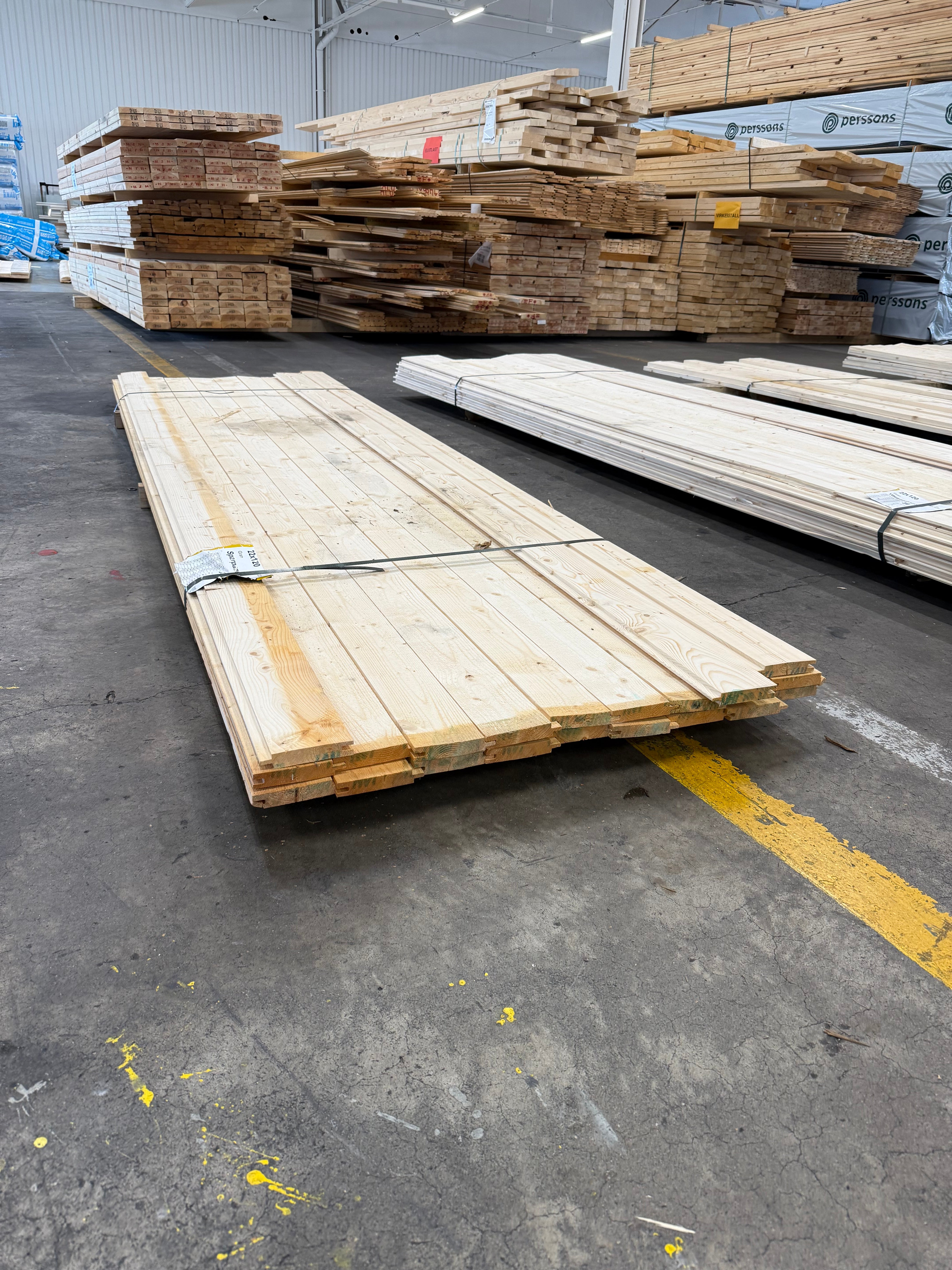 Paket Spårpanel 22x120mm 21st 3.30m