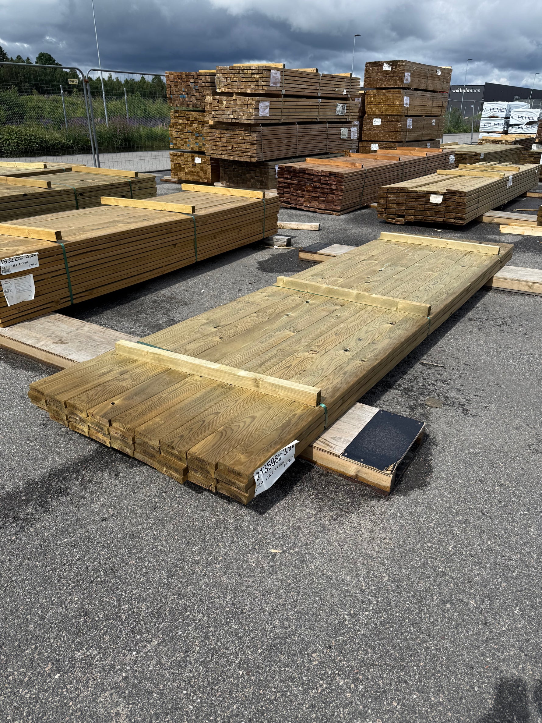 Paket Tryckimpregnerad Trall 28x120mm 3.90m 36st