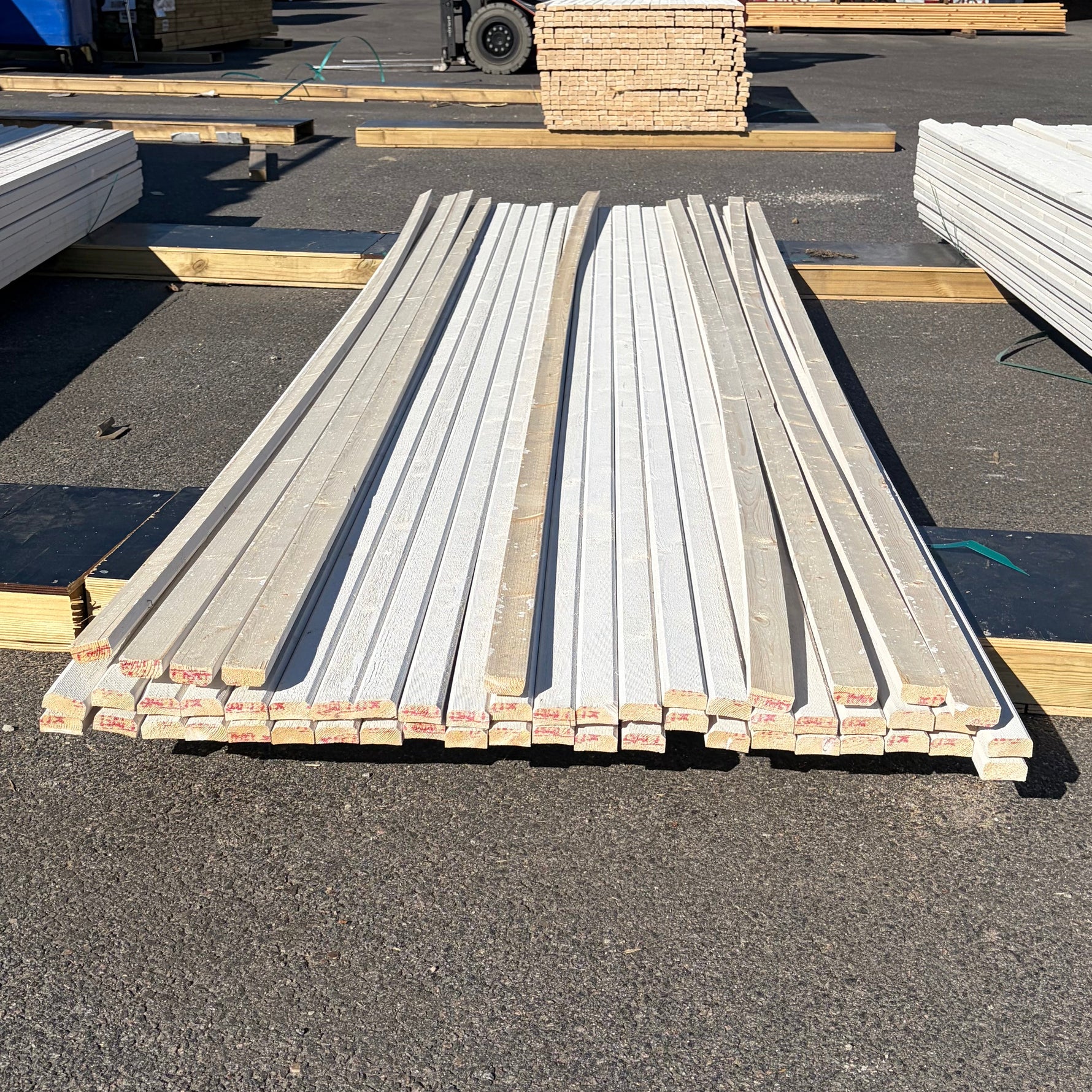 Paket Lockläkt 22x45mm 53st 3,6m- Grundmålad