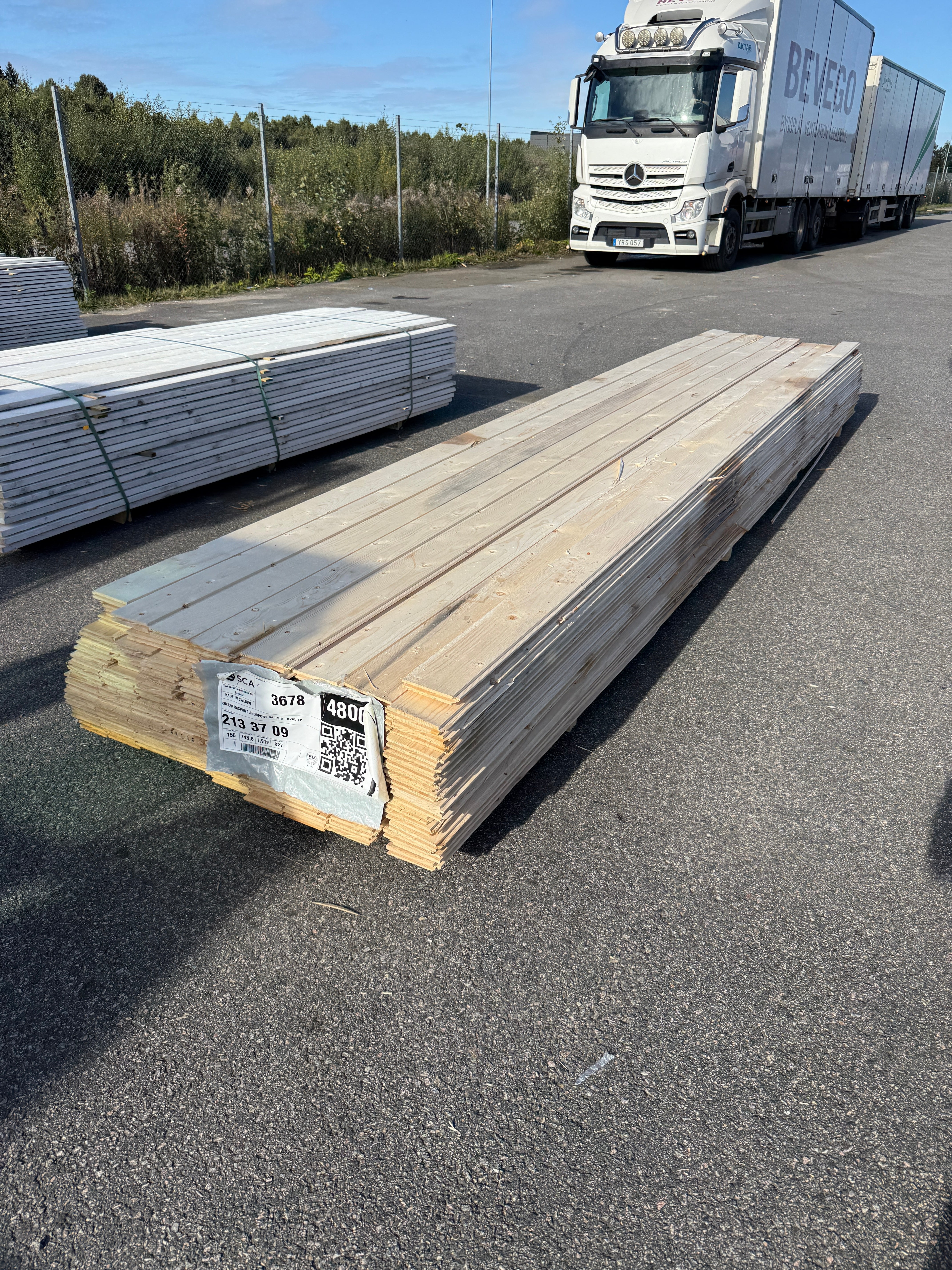 Paket Råspont 20x120mm 4,80m 158st (Andra Sortering)