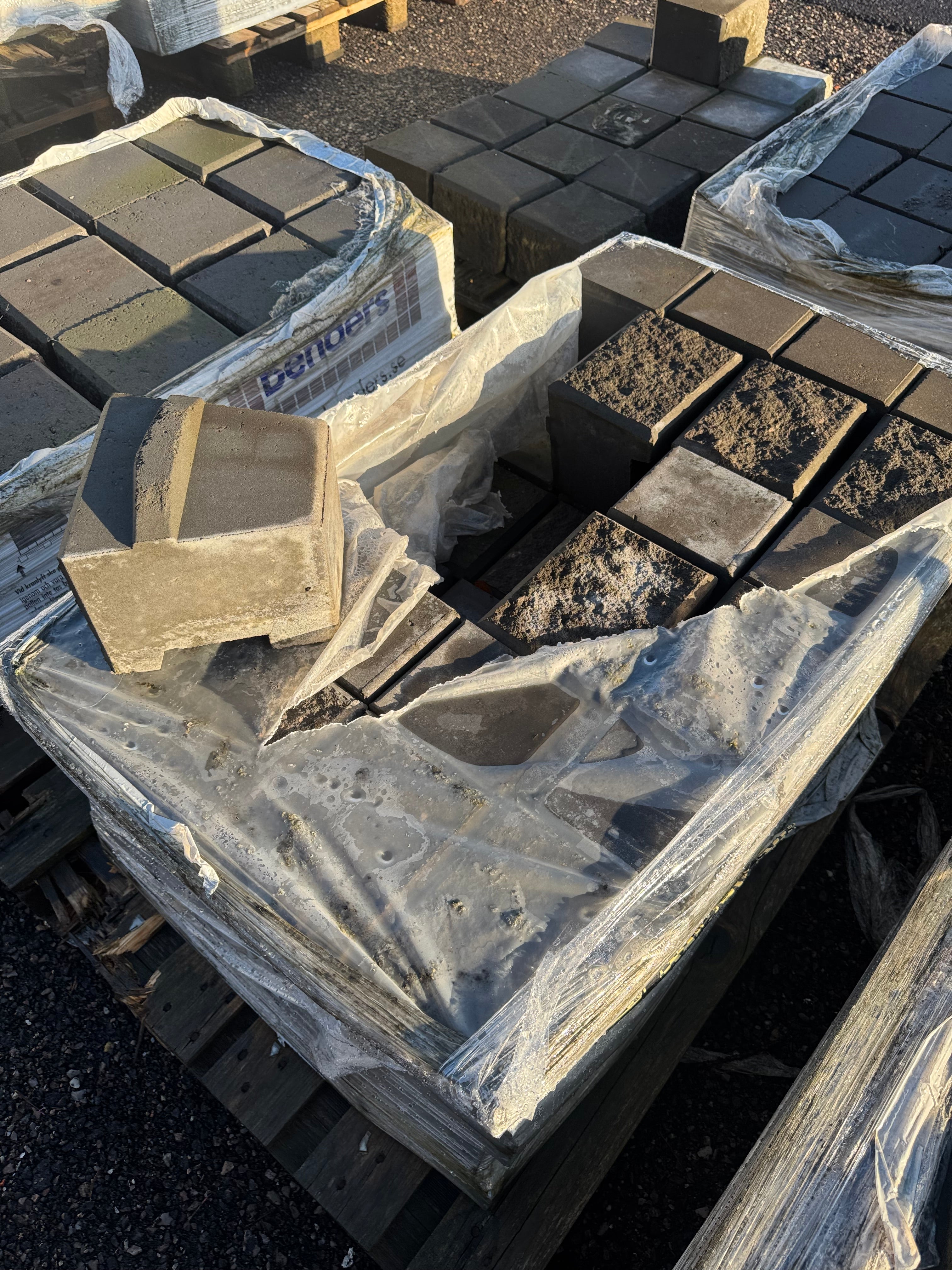 Parti Sten olika varianter – Grafit (7 pall)