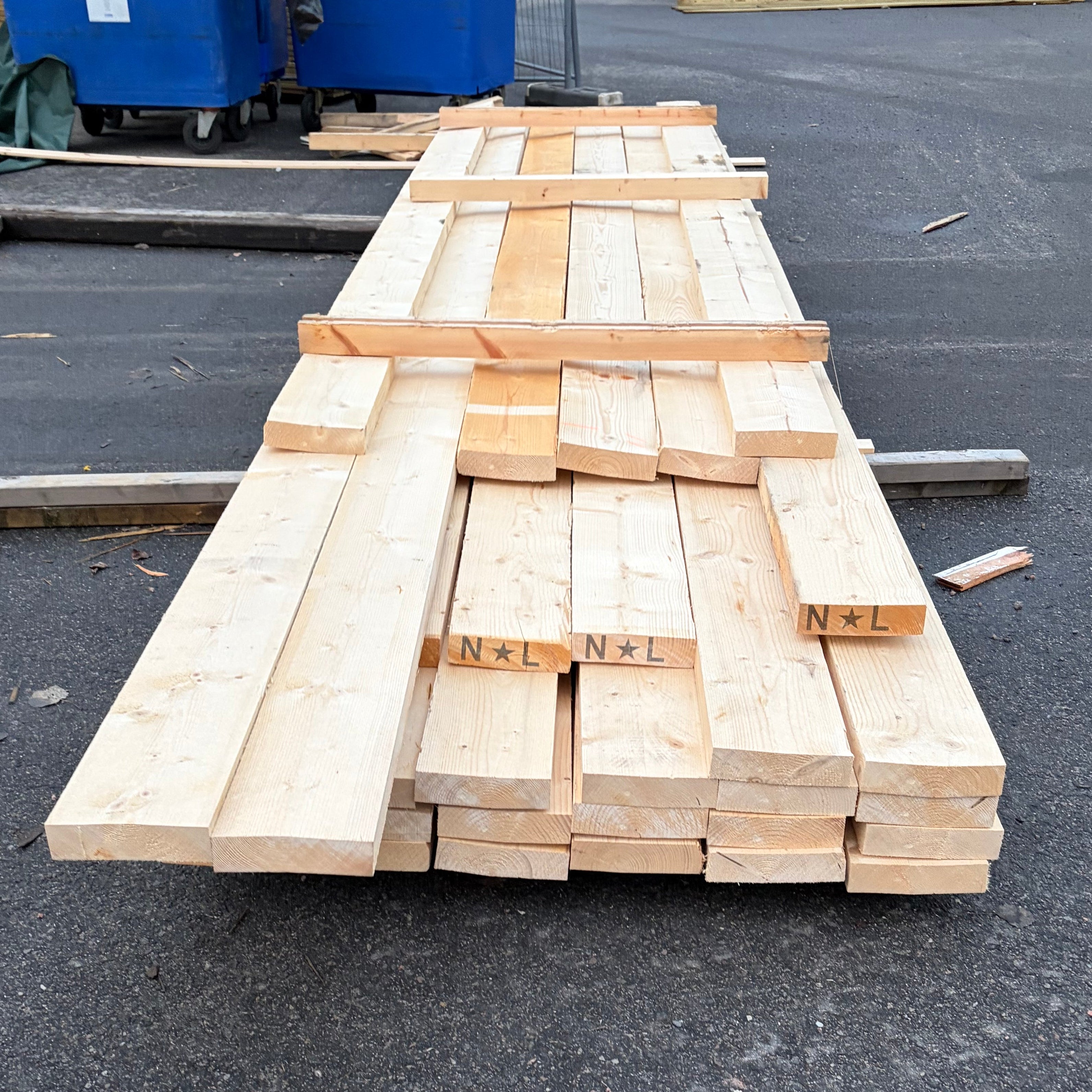 Paket Ohyvlade Reglar 47x175mm, 32st 4.2–5.4m