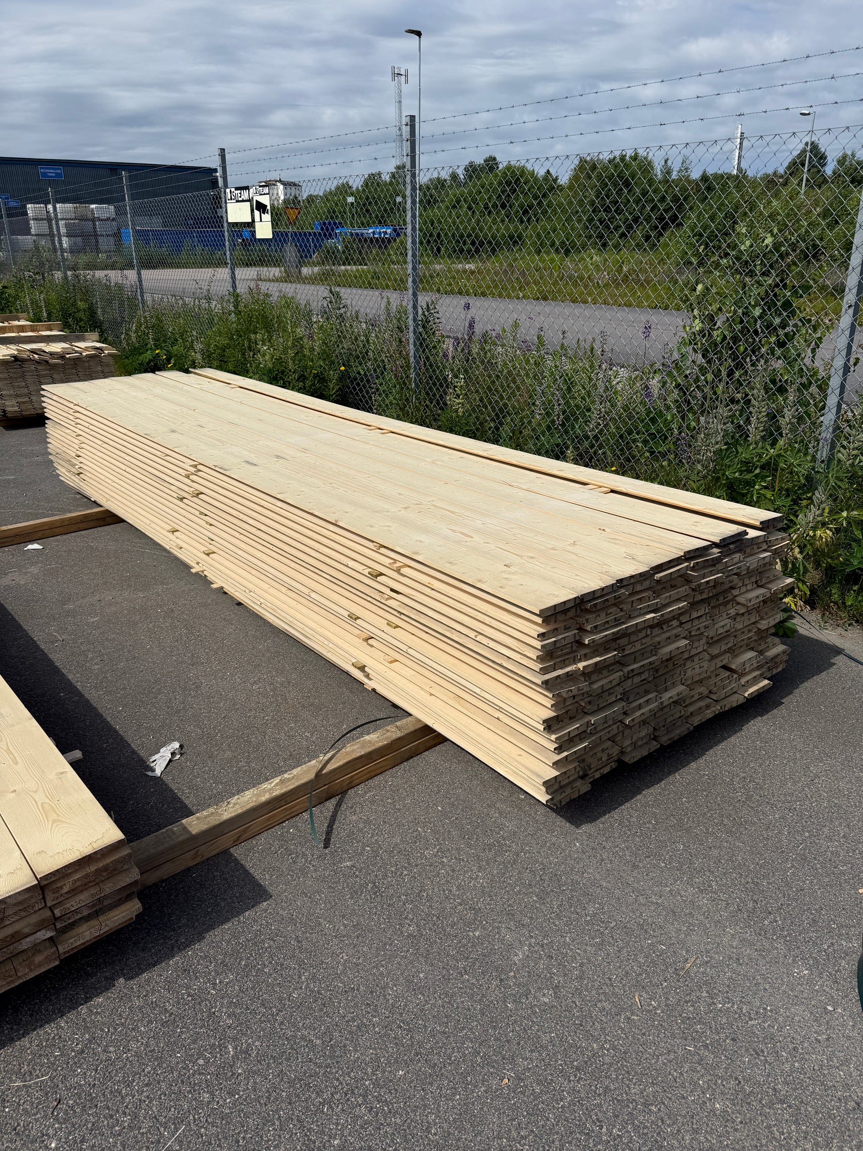 Paket Ytterpanel 22x145mm 4.20m  151st obehandlad