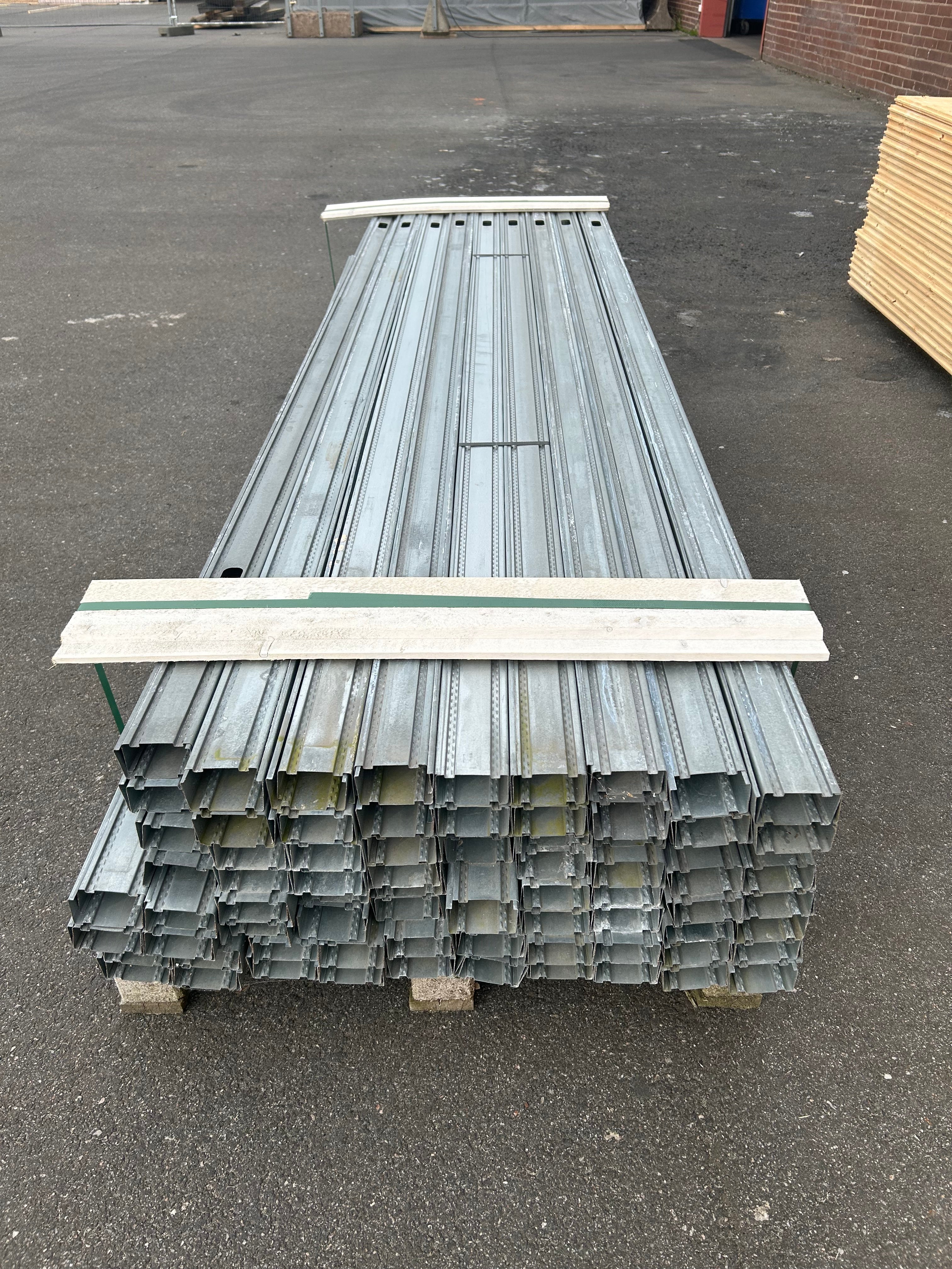 Paket Stålreglar 70mm 152st